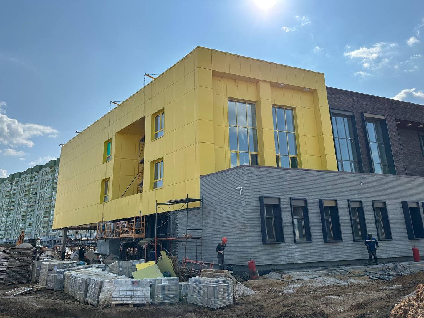 строительство детского сада, домодедово,