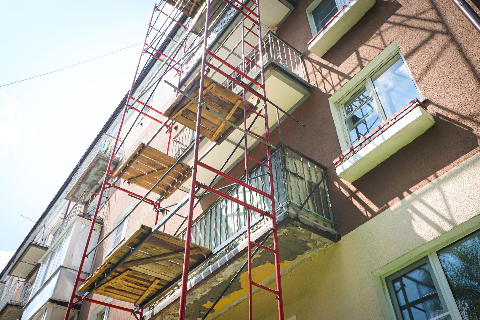 клин, жкх, ремонт балконов,