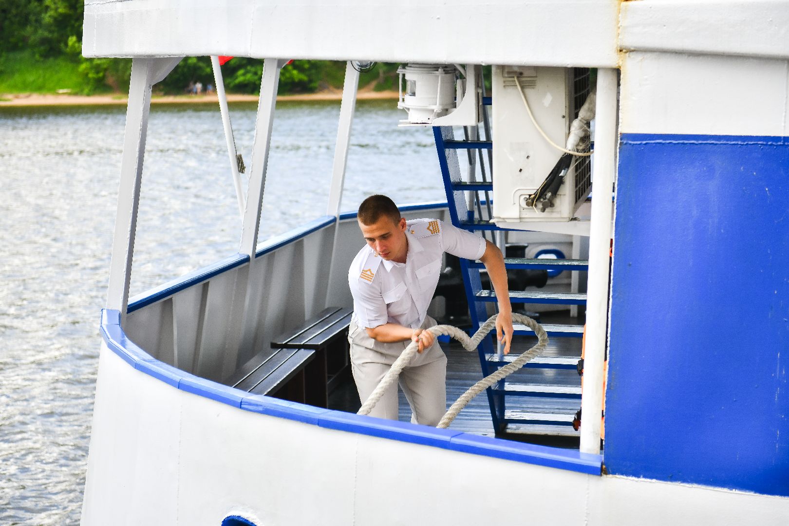 теплоход, медработник, праздник,