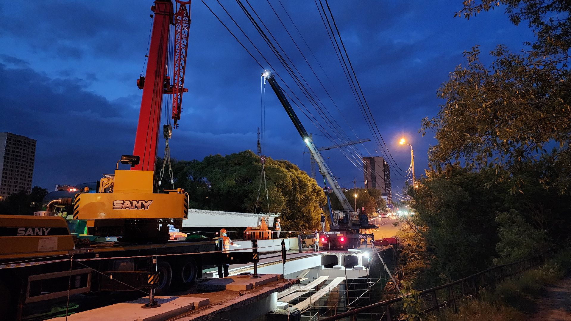 домодедово, подмосковье, ремонт, капремонт, мост, река рожайка, пешеходный мост,