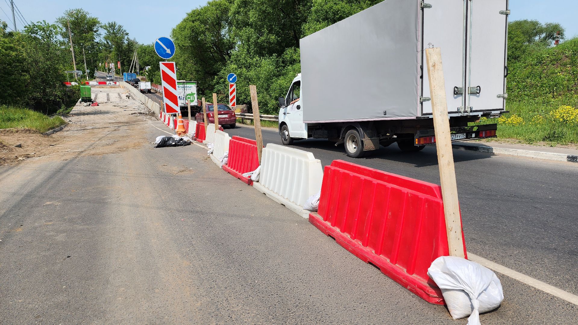 домодедово, подмосковье, ремонт, капремонт, мост, река рожайка, пешеходный мост,