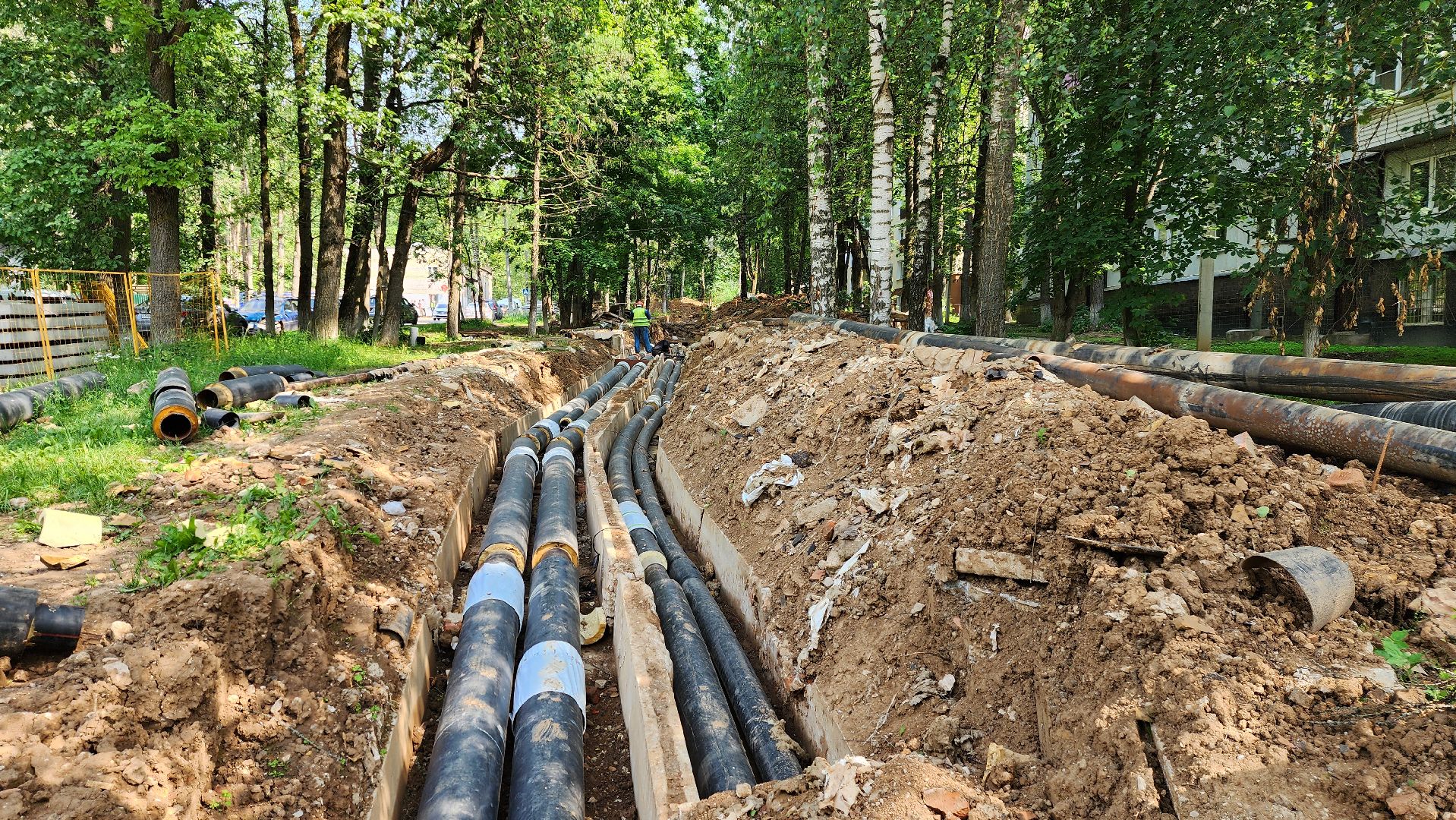 истра, капремонт теплотрассы, жкх,