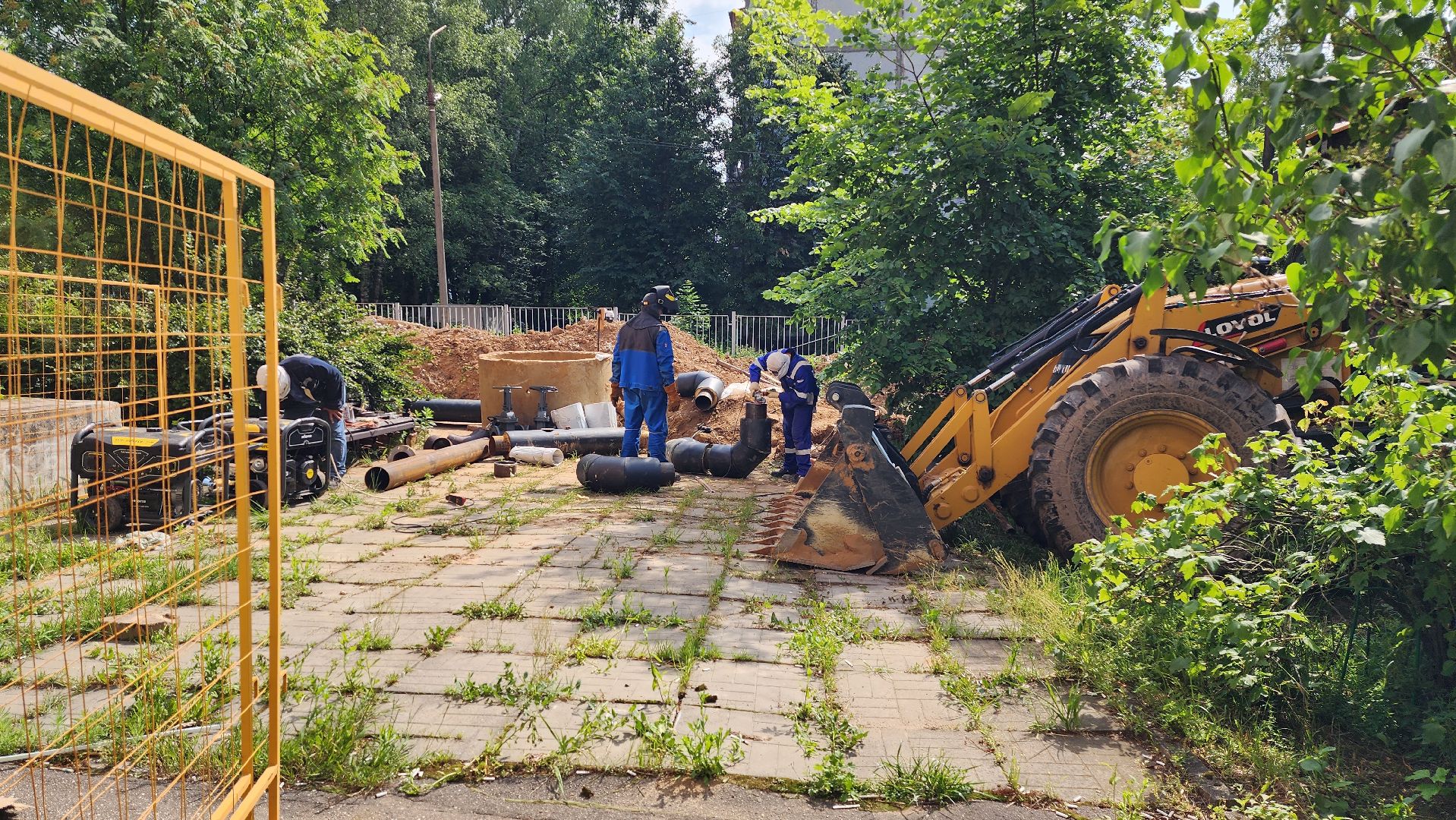 истра, капремонт теплотрассы, жкх,