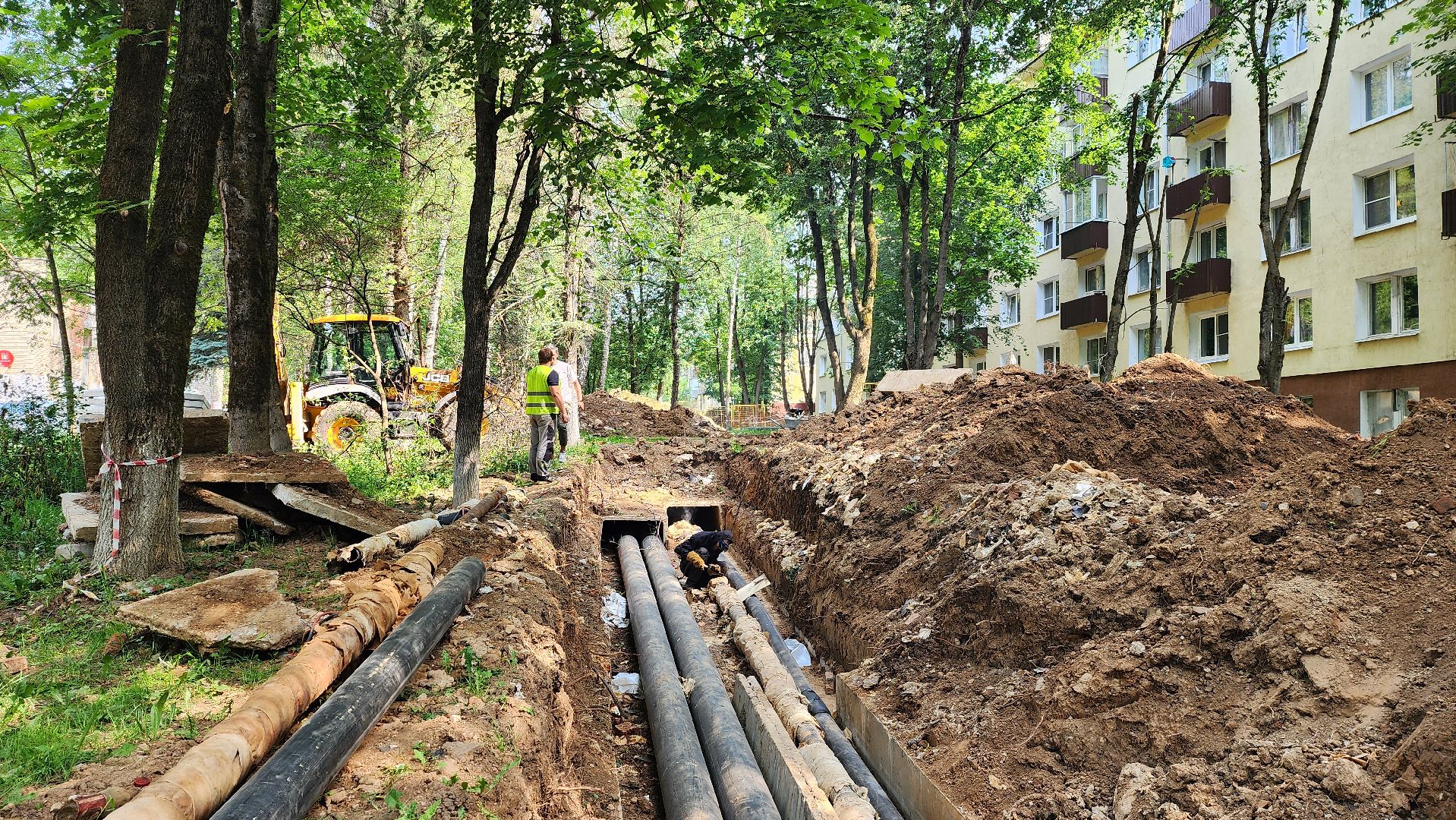 истра, капремонт теплотрассы, жкх,