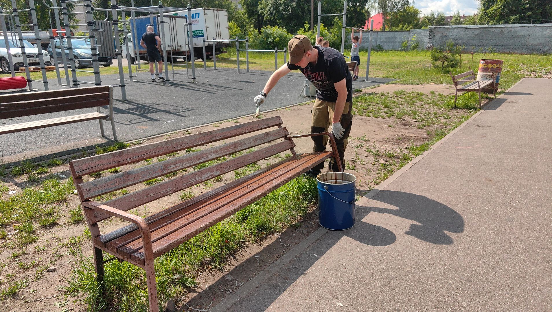 скейт-парк, площадка, лавочки, трибуна,