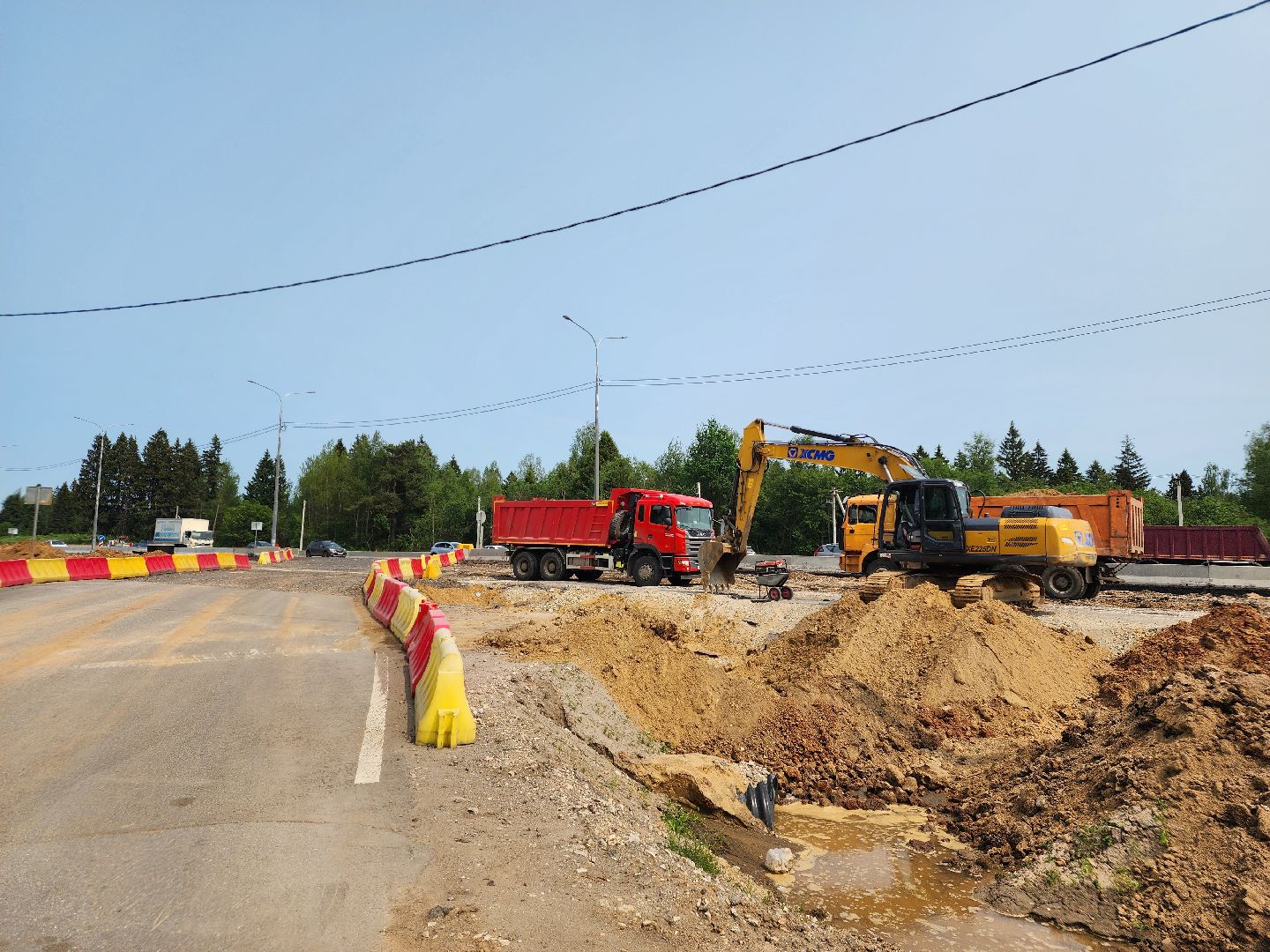 пушкинский городской округ, м-8 холмогоры, Реконструкция моста, Ярославское шоссе,