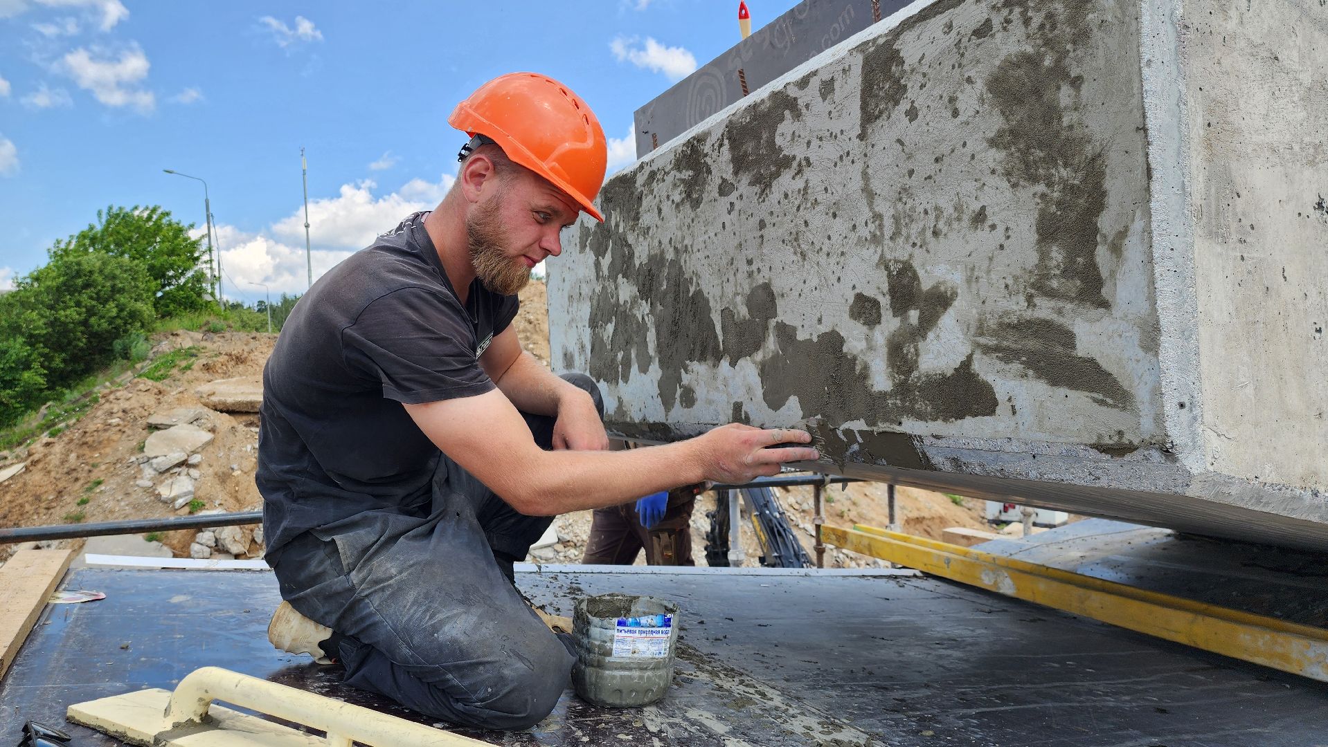 Руза,  Поречье , Строительство моста,