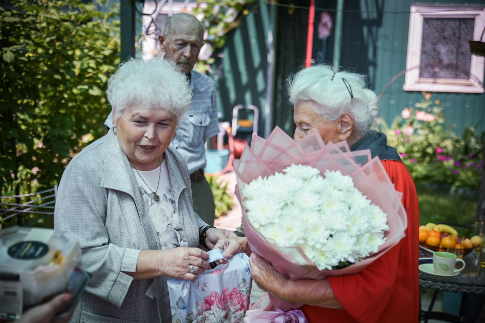 бронницы, день рождения ветерана вов, ветерану 103 года , валентина копосова,