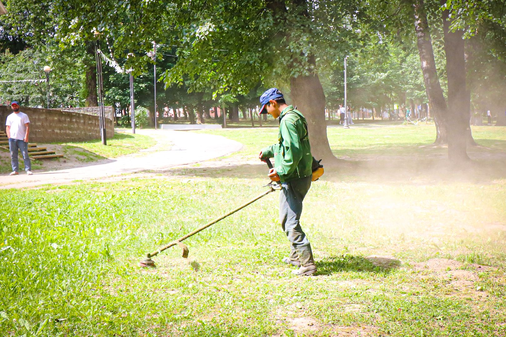клин, парки подмосковья, покос травы, благоустройство,