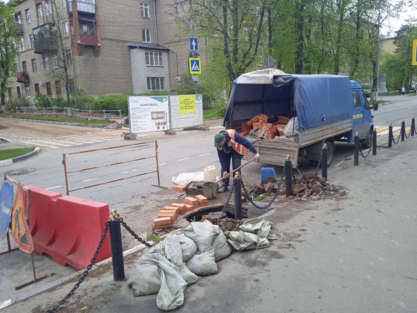 ливневая, канализация, ливнёвка, дренажные, колодцы, ремонт, Жуковский