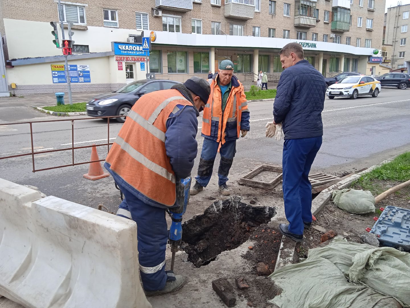 ливневая, канализация, ливнёвка, дренажные, колодцы, ремонт, Жуковский
