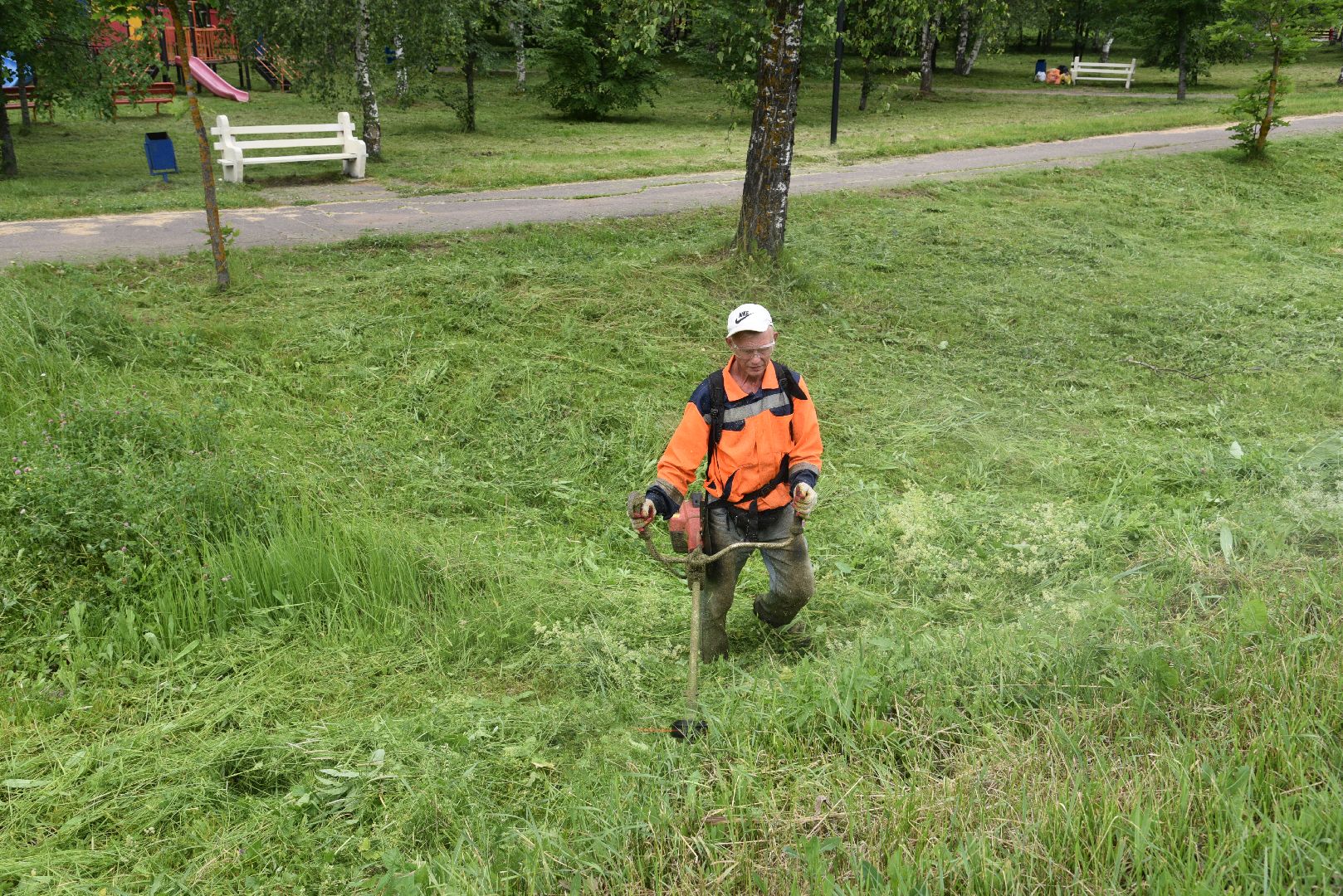 лотошино, благоустройство, окос травы,
