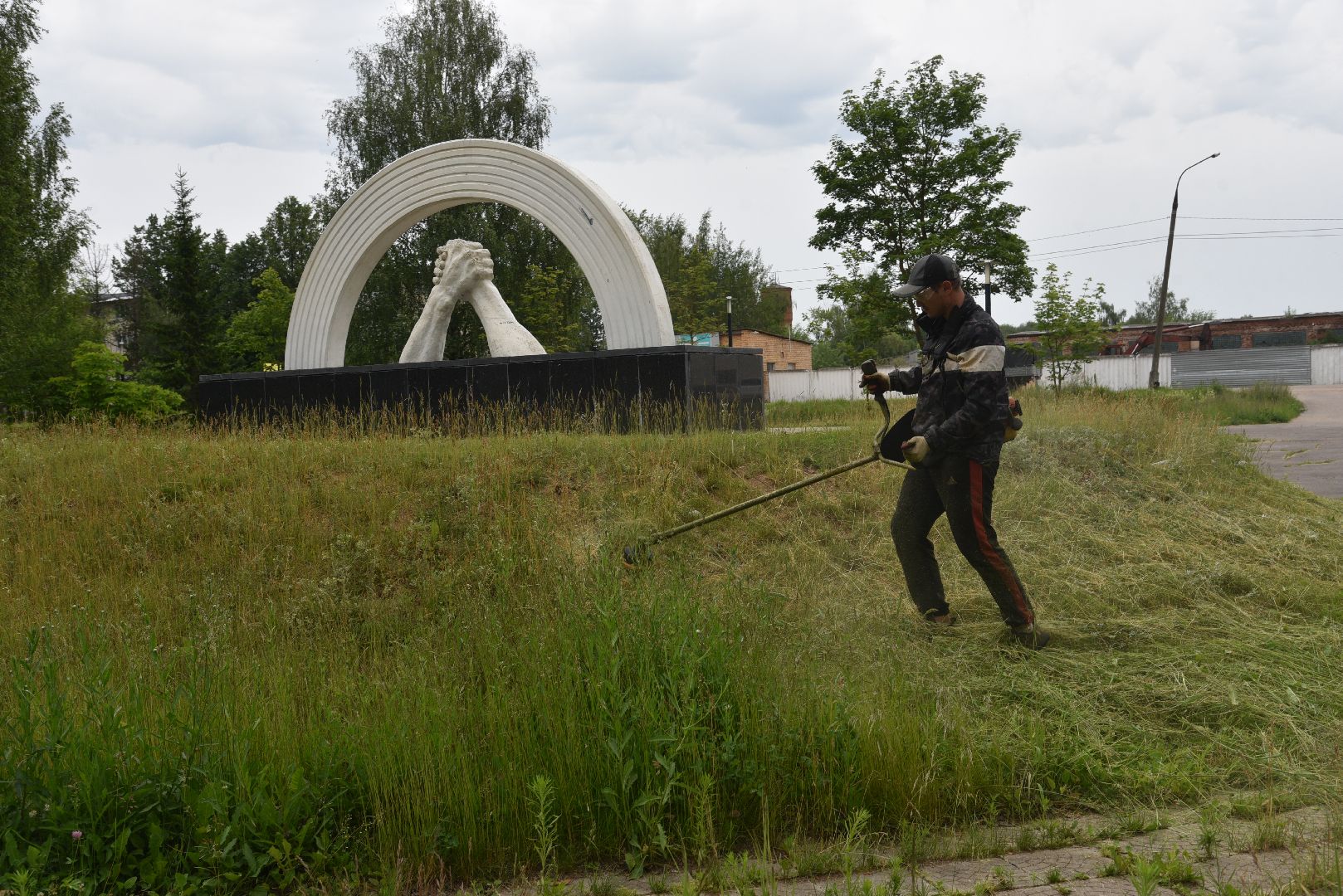 лотошино, благоустройство, окос травы,
