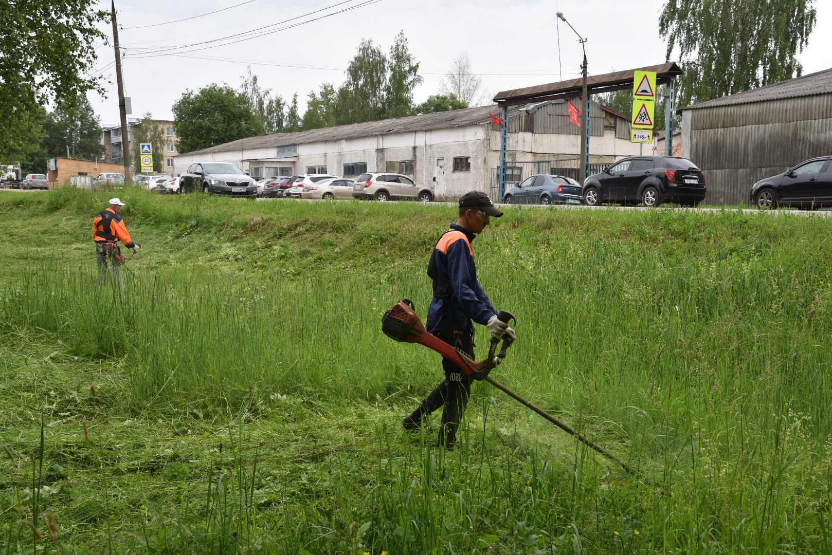 лотошино, благоустройство, окос травы,