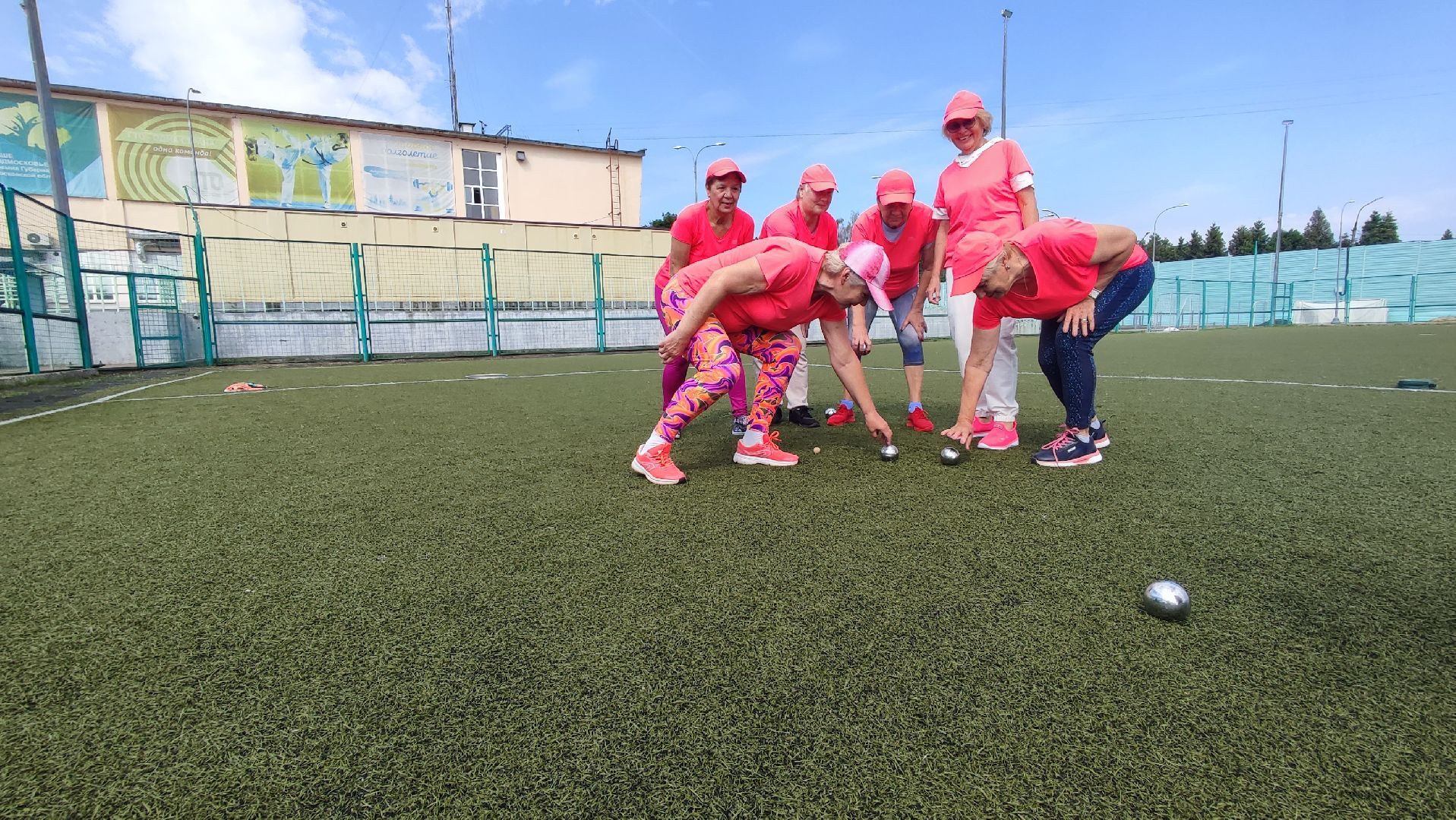 кашира, выездная администрация, спорт, петанк, активное долголетие, спортивная площадка, зож,