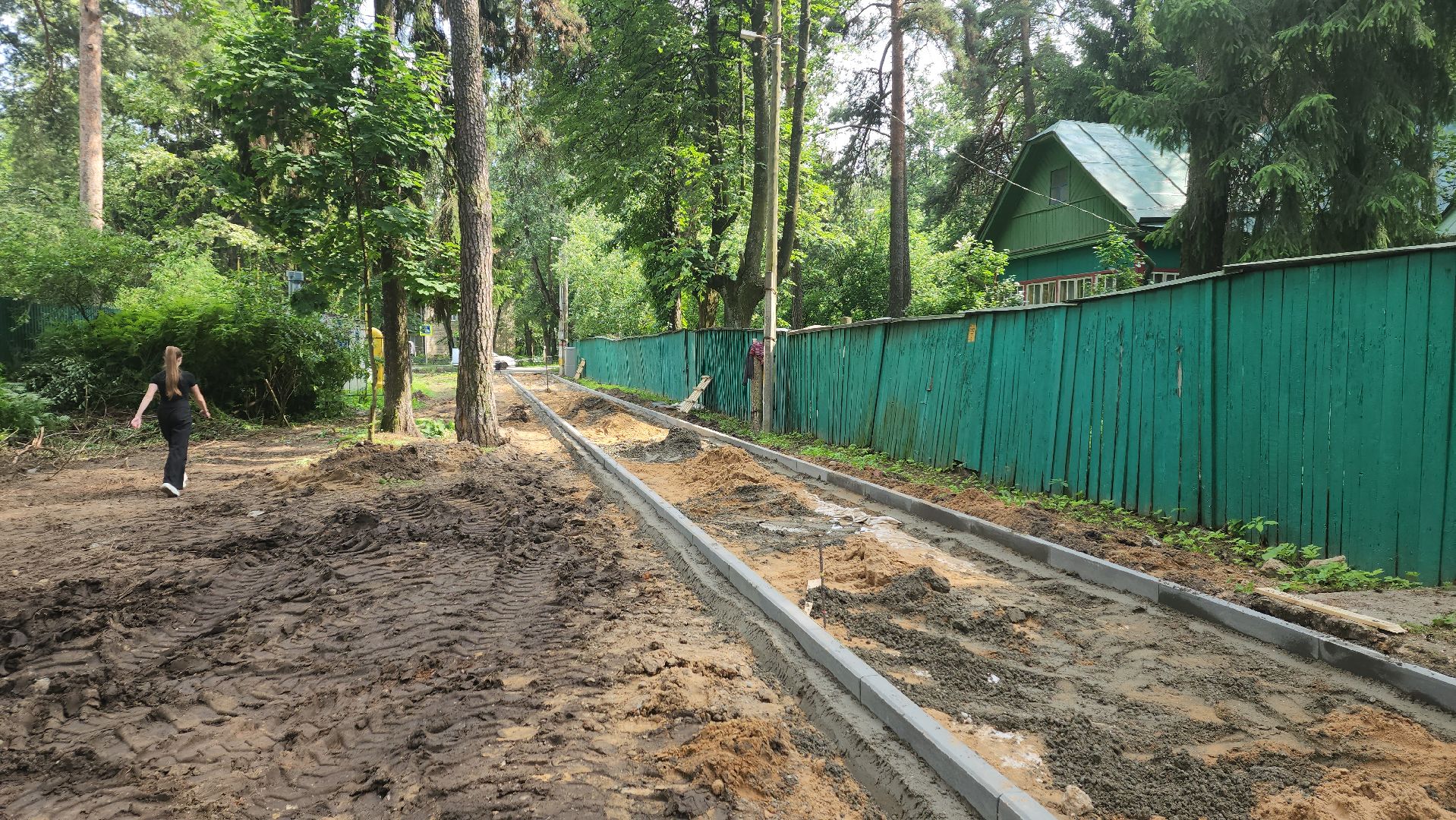 пушкино, вертикалки, благоустройство, пешеходная дорожка, пешком в подмосковье,асфальтовое покрытие, бортовой камень, тротуар,