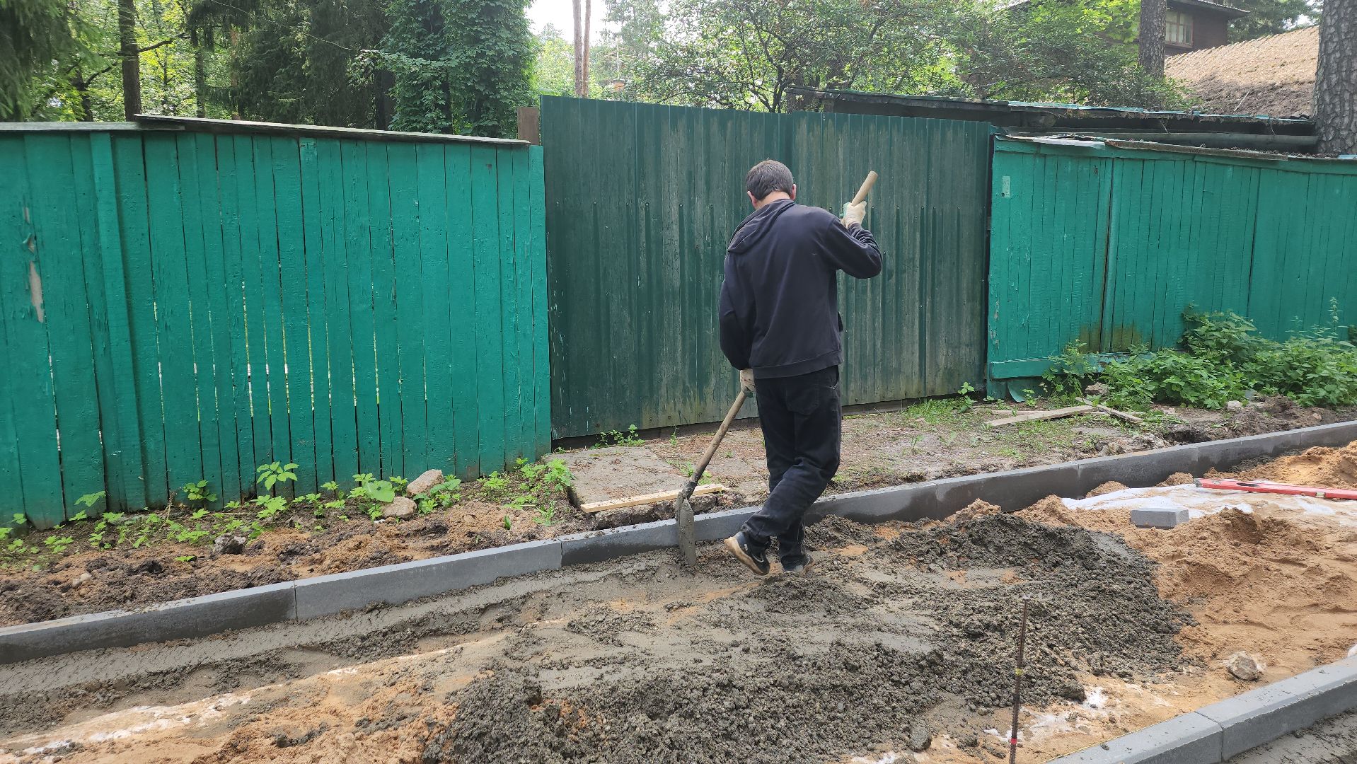 пушкино, вертикалки, благоустройство, пешеходная дорожка, пешком в подмосковье,асфальтовое покрытие, бортовой камень, тротуар,