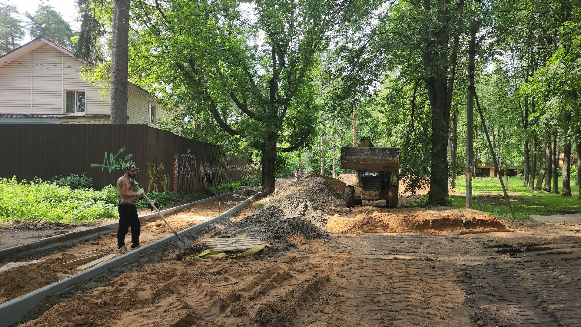 пушкино, вертикалки, благоустройство, пешеходная дорожка, пешком в подмосковье,асфальтовое покрытие, бортовой камень, тротуар,