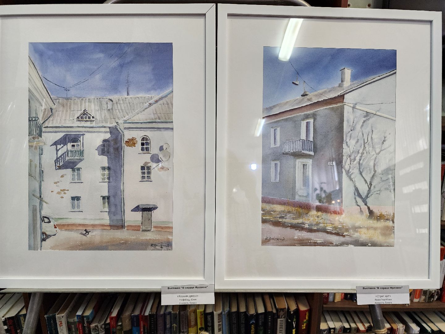 фрязино, художественная выставка, библиотека, пленэры,