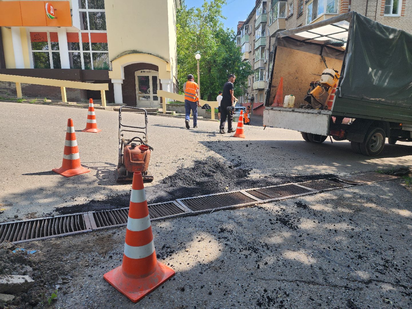 красноармейск, городской округ пушкинский, ливневая канализация, ремонт,