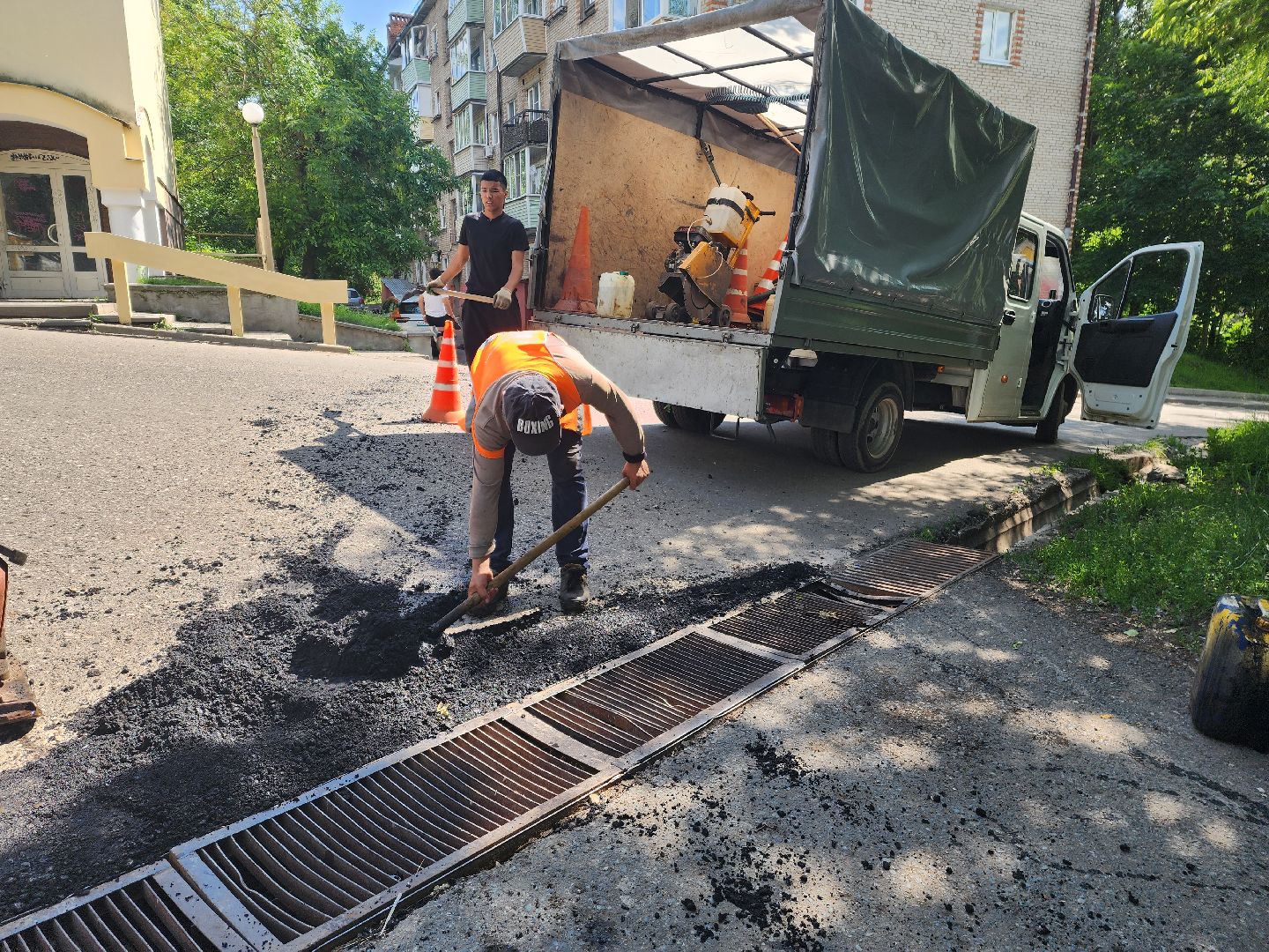 красноармейск, городской округ пушкинский, ливневая канализация, ремонт,