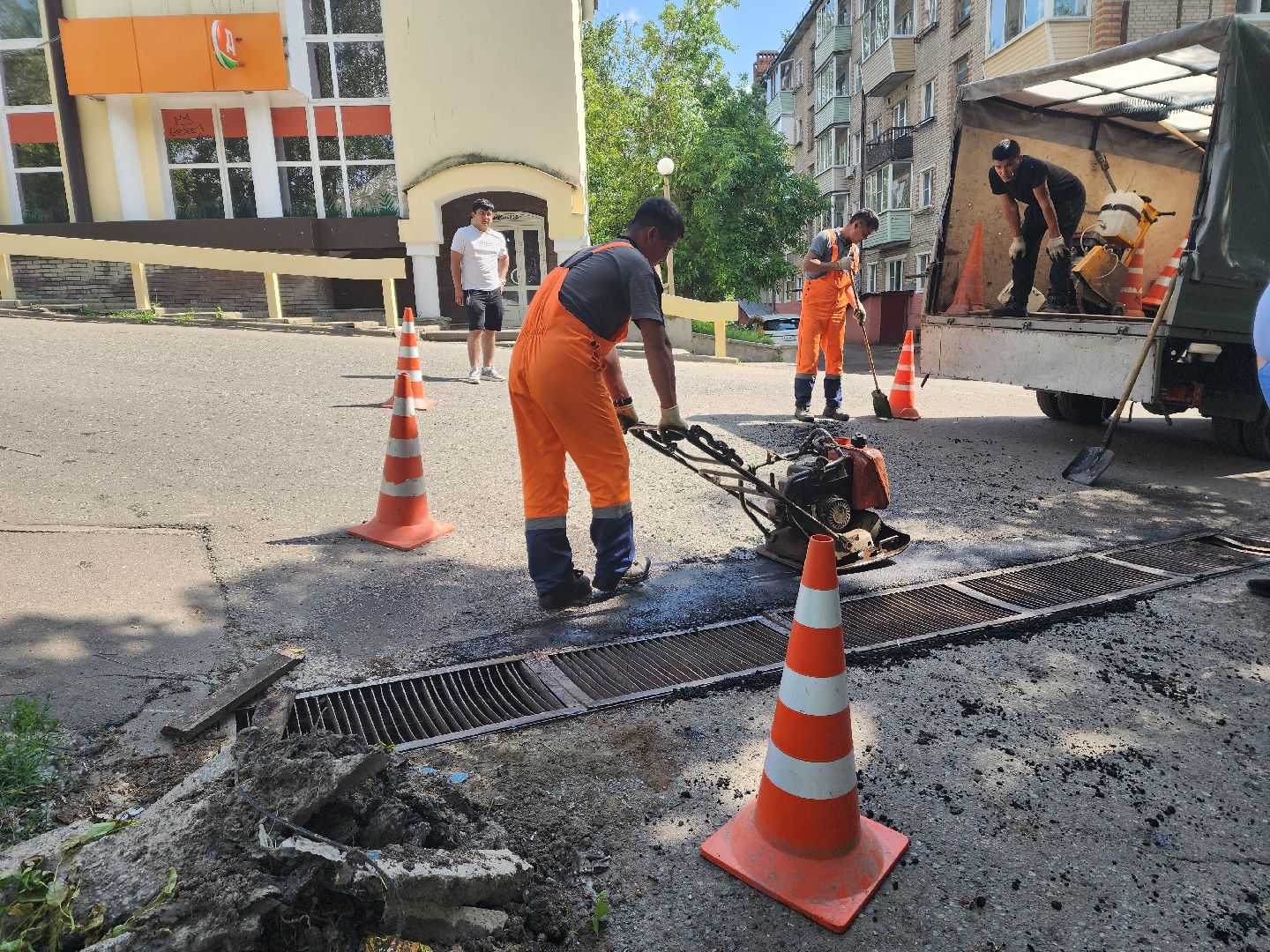 красноармейск, городской округ пушкинский, ливневая канализация, ремонт,