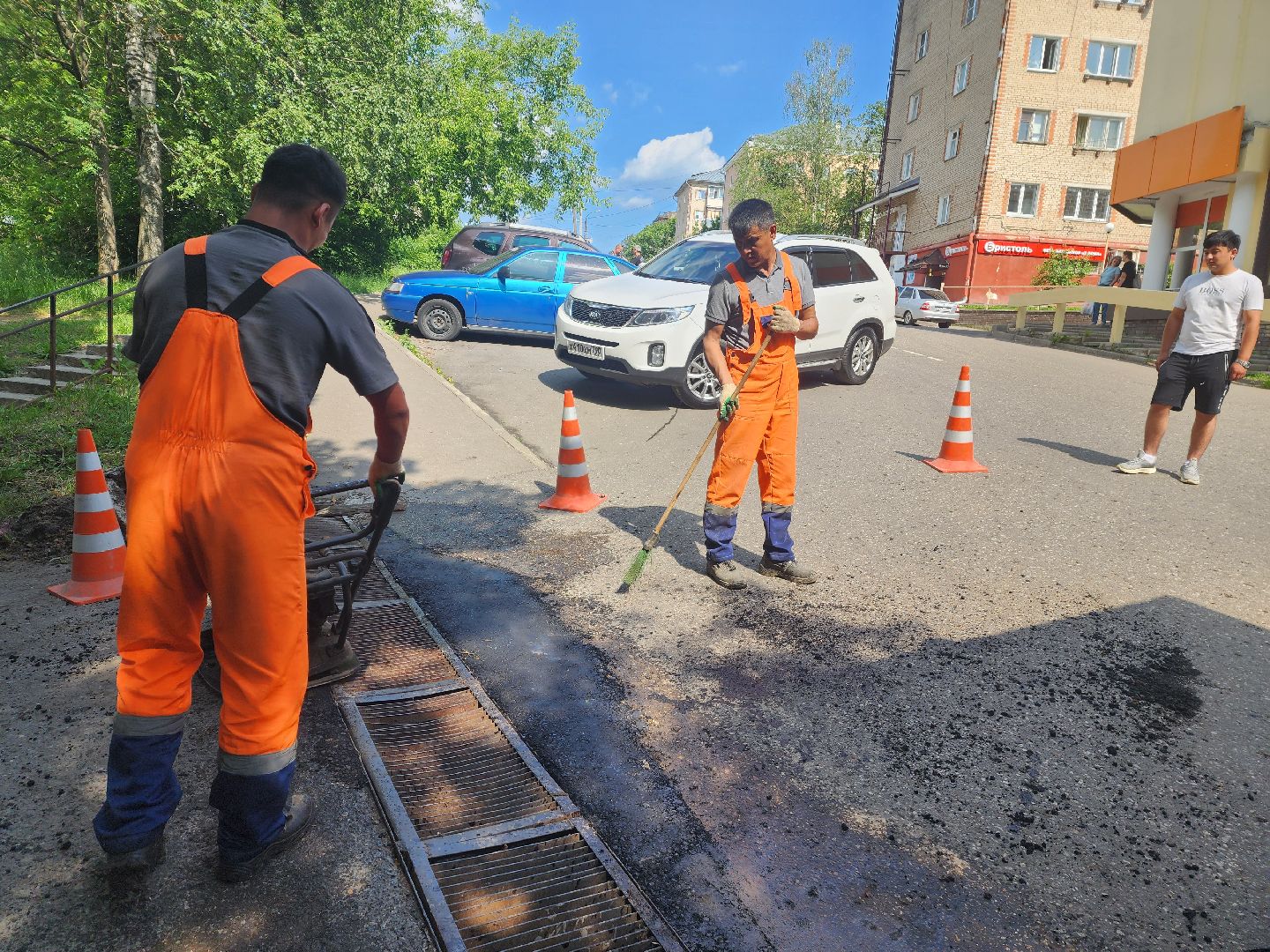 красноармейск, городской округ пушкинский, ливневая канализация, ремонт,