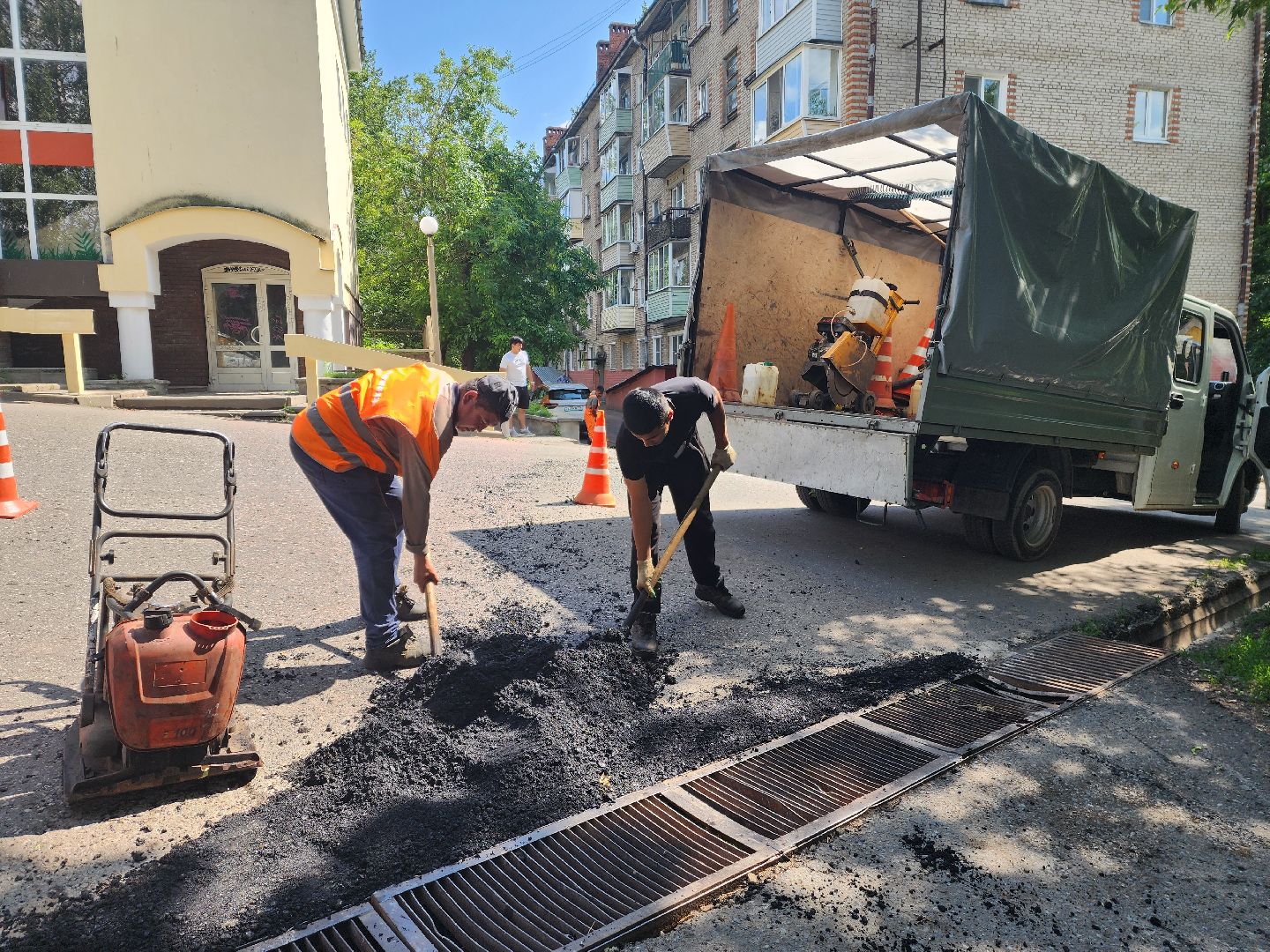 красноармейск, городской округ пушкинский, ливневая канализация, ремонт,