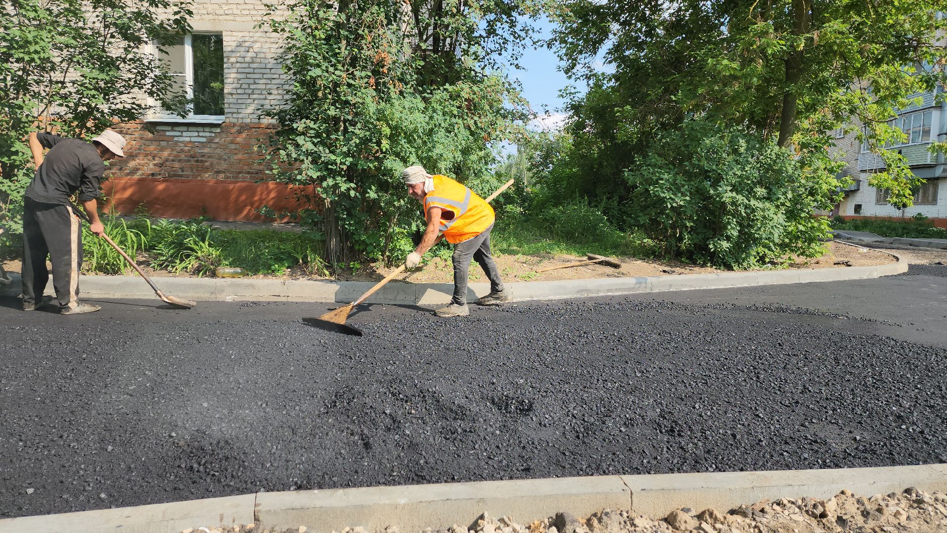 луховицы, благоустройство, комплексное благоустройство двора,