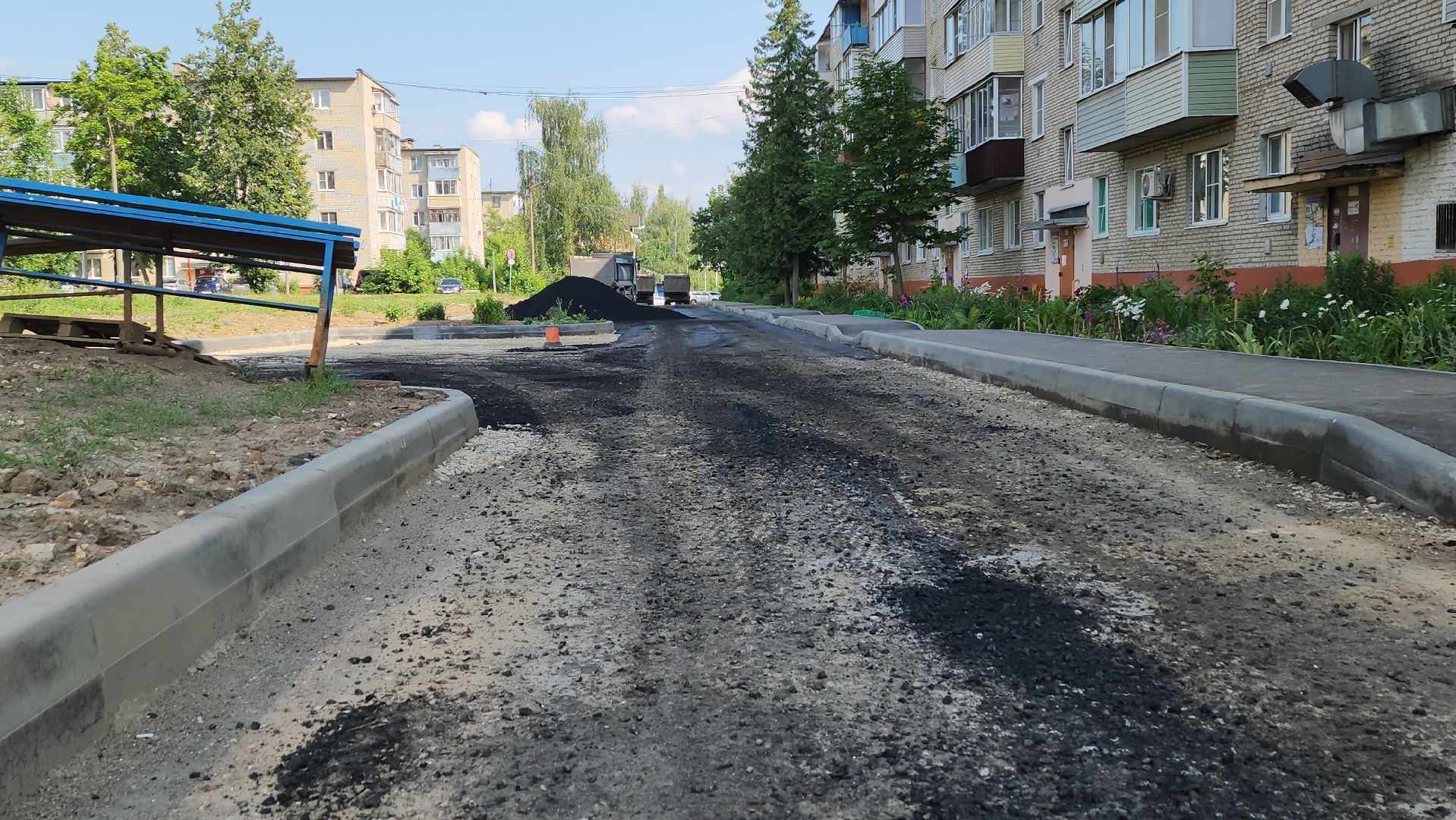 луховицы, благоустройство, комплексное благоустройство двора,