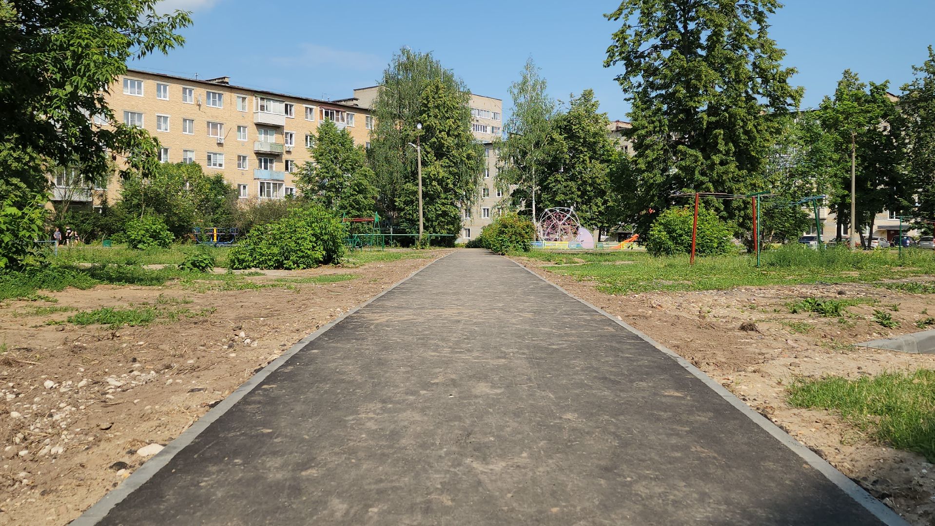 луховицы, благоустройство, комплексное благоустройство двора,