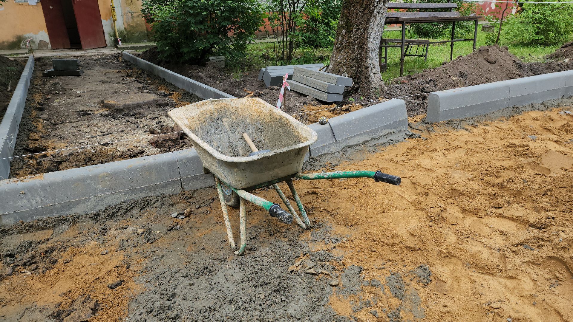 луховицы, благоустройство, комплексное благоустройство двора,