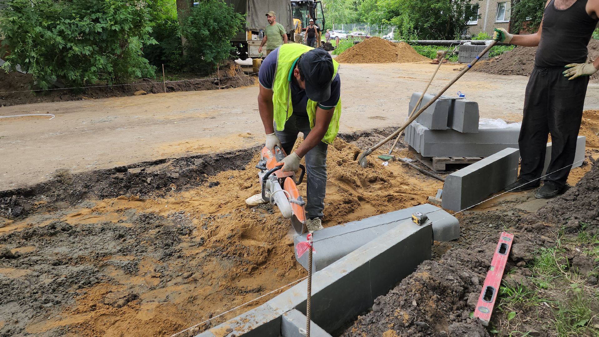 луховицы, благоустройство, комплексное благоустройство двора,