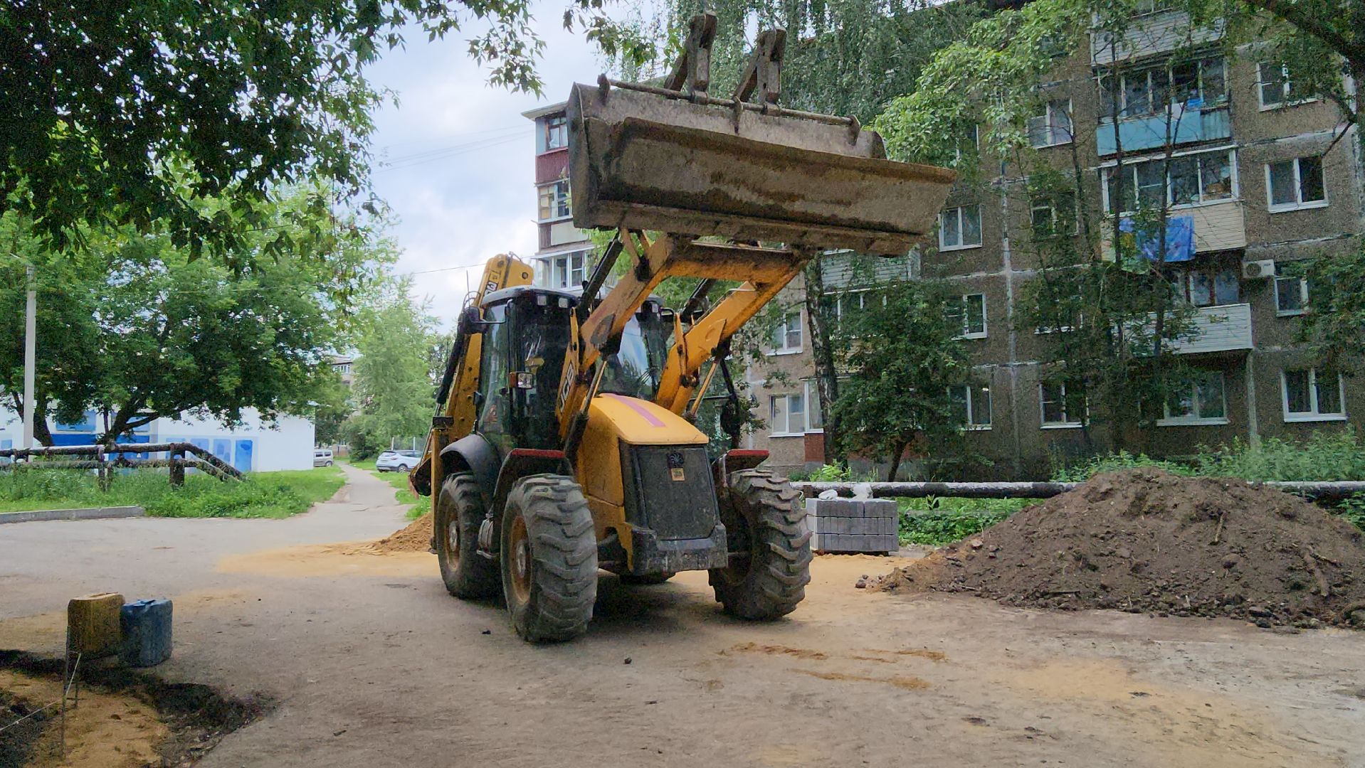 луховицы, благоустройство, комплексное благоустройство двора,