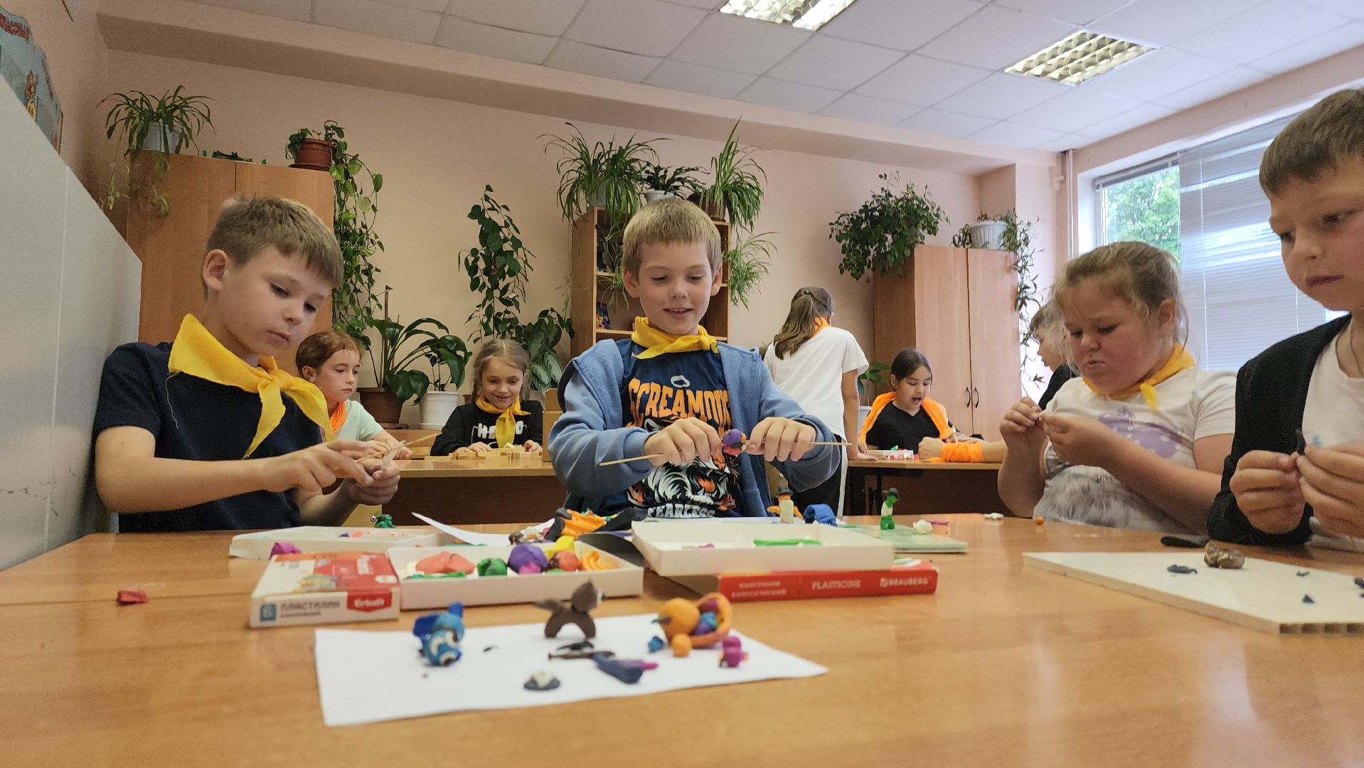 Зарайск, Лето, пришкольный лагерь, дети, Летние каникулы,