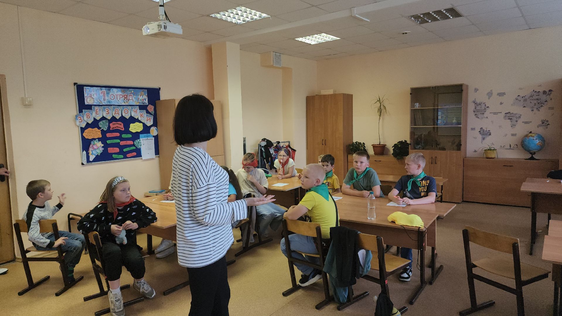 Зарайск, Лето, пришкольный лагерь, дети, Летние каникулы,