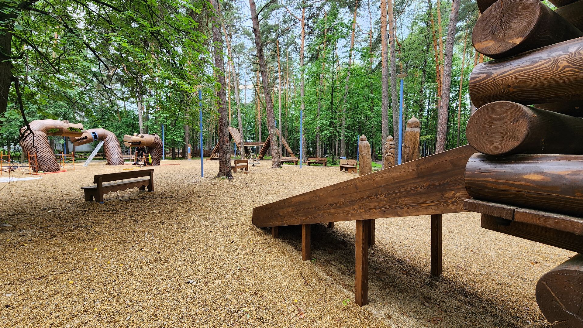 змей горыныч, протвинская сказка, реконструкция парка,