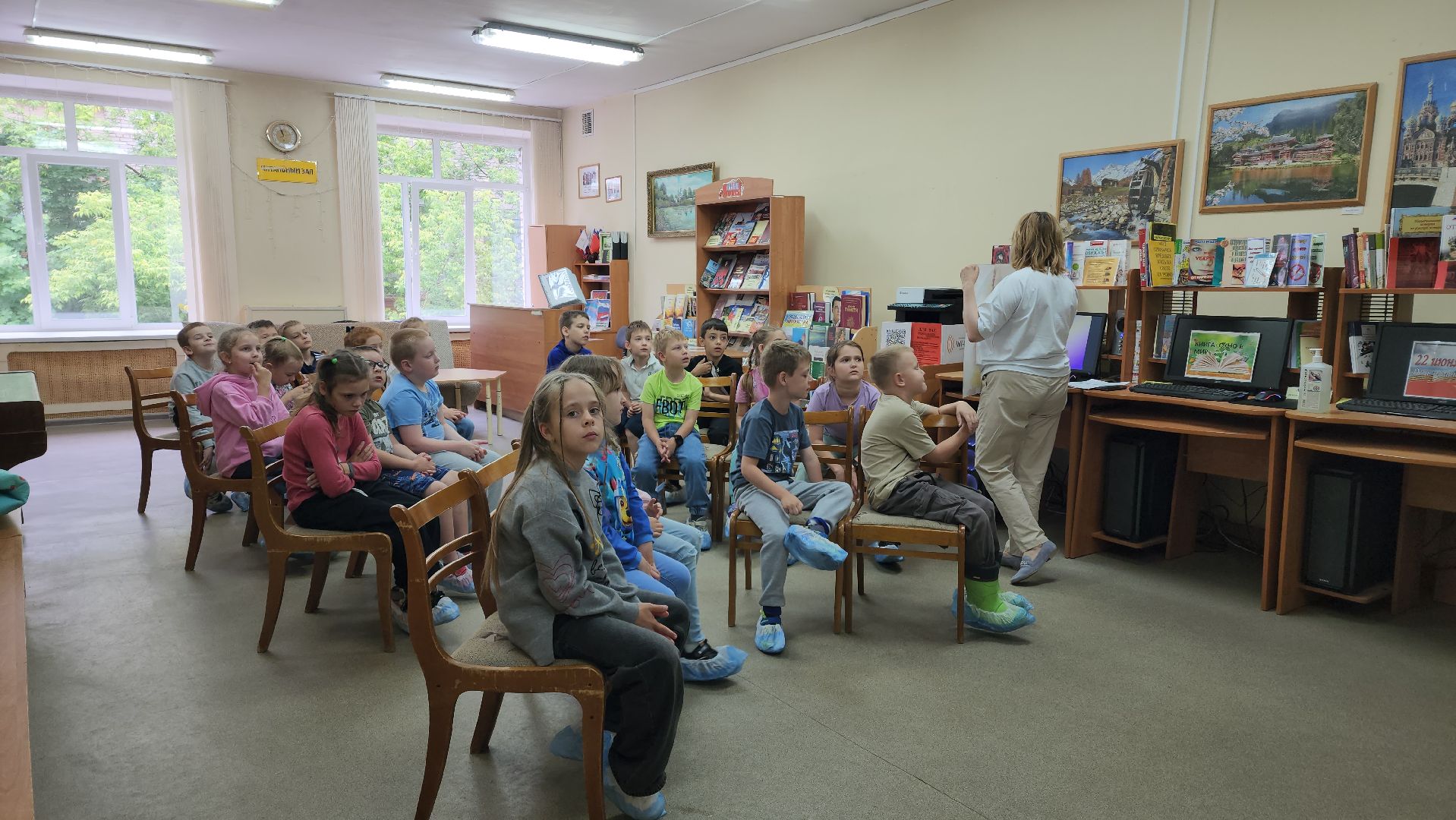 Библиотека, летний детский лагерь, Лобня,Зож,