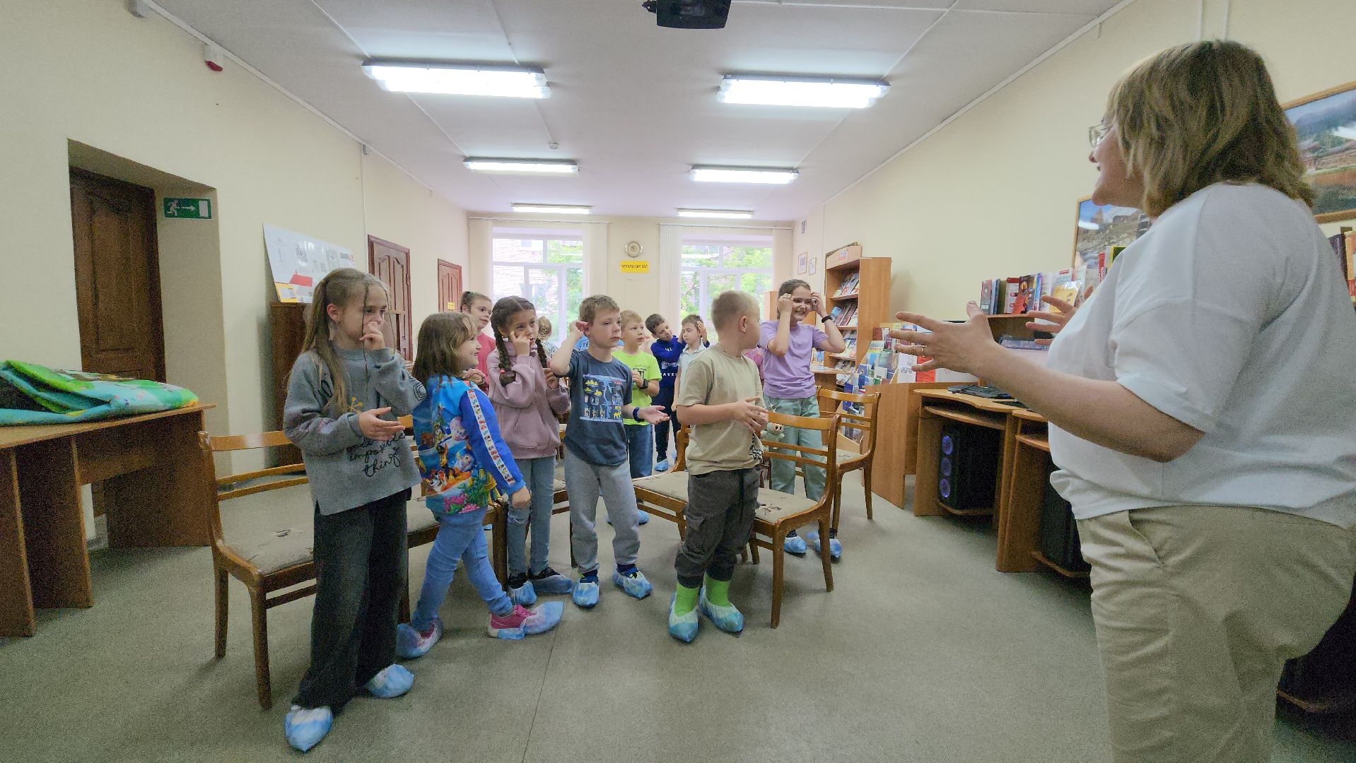 Библиотека, летний детский лагерь, Лобня,Зож,