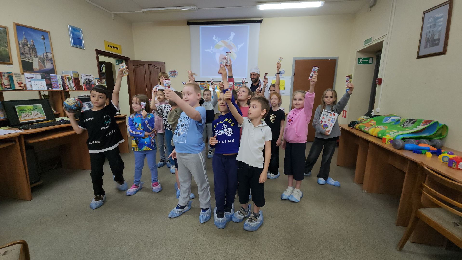 Библиотека, летний детский лагерь, Лобня,Зож,