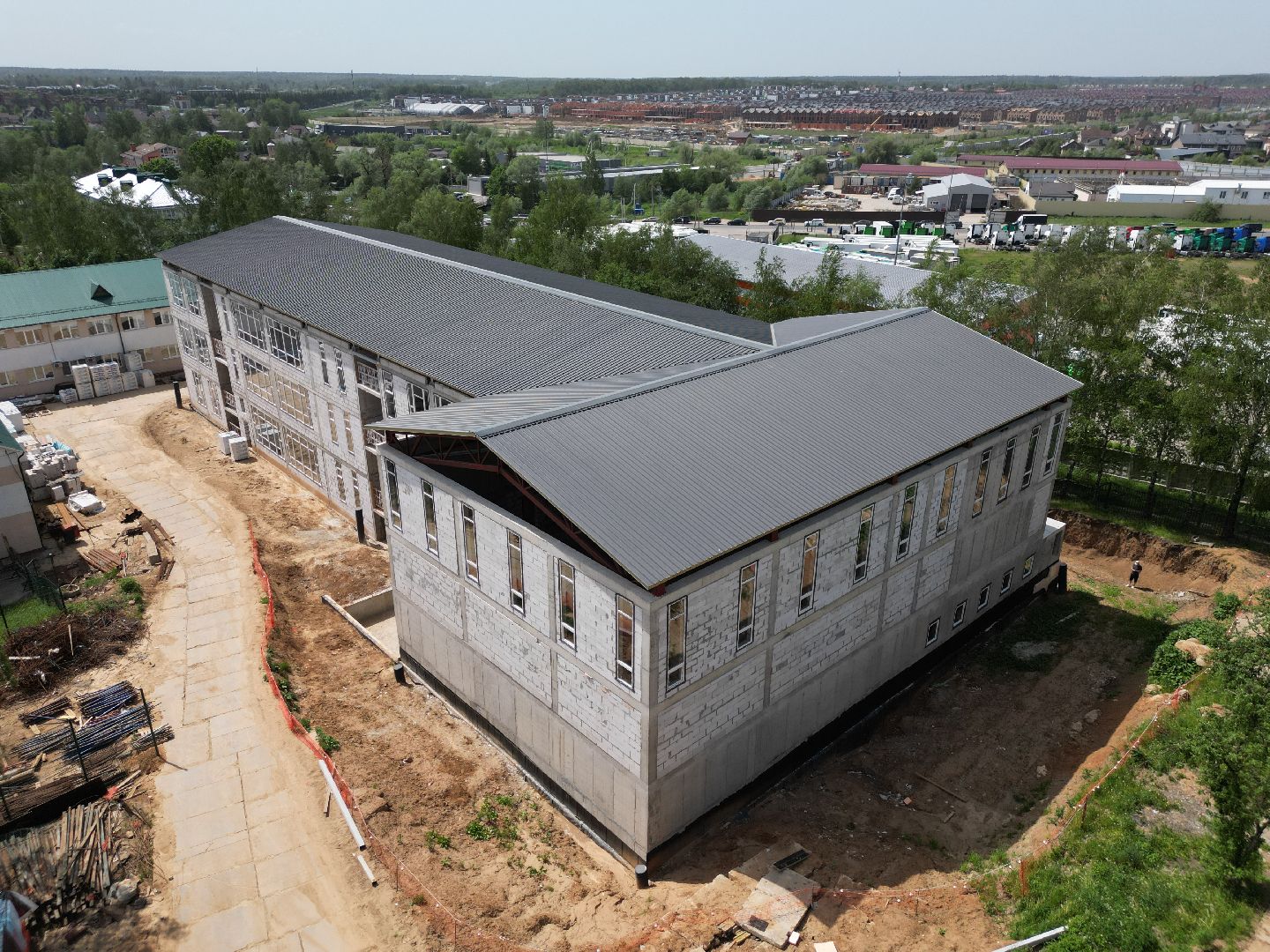 видео с коптера, покровская школа в истре, образование в истре,