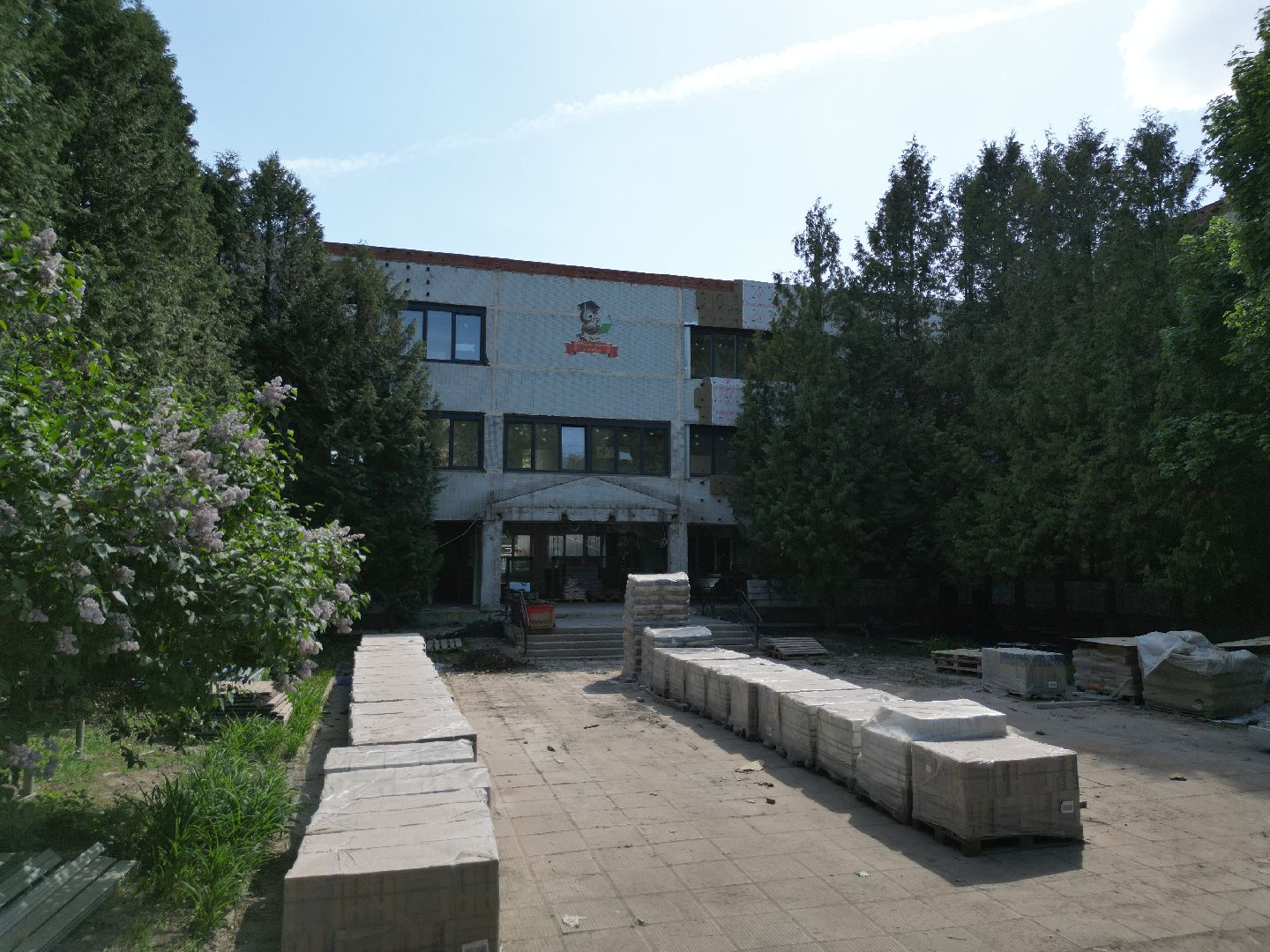 видео с коптера, ремонт лицея в истре, образование в истре,