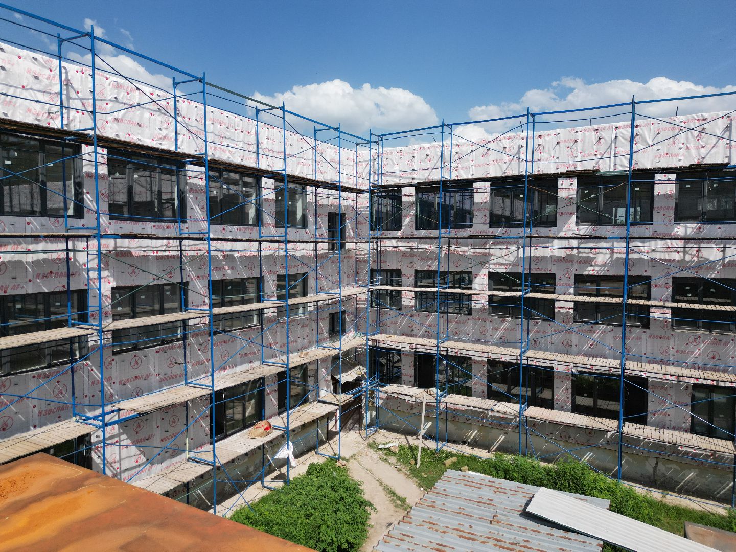 видео с коптера, ремонт лицея в истре, образование в истре,