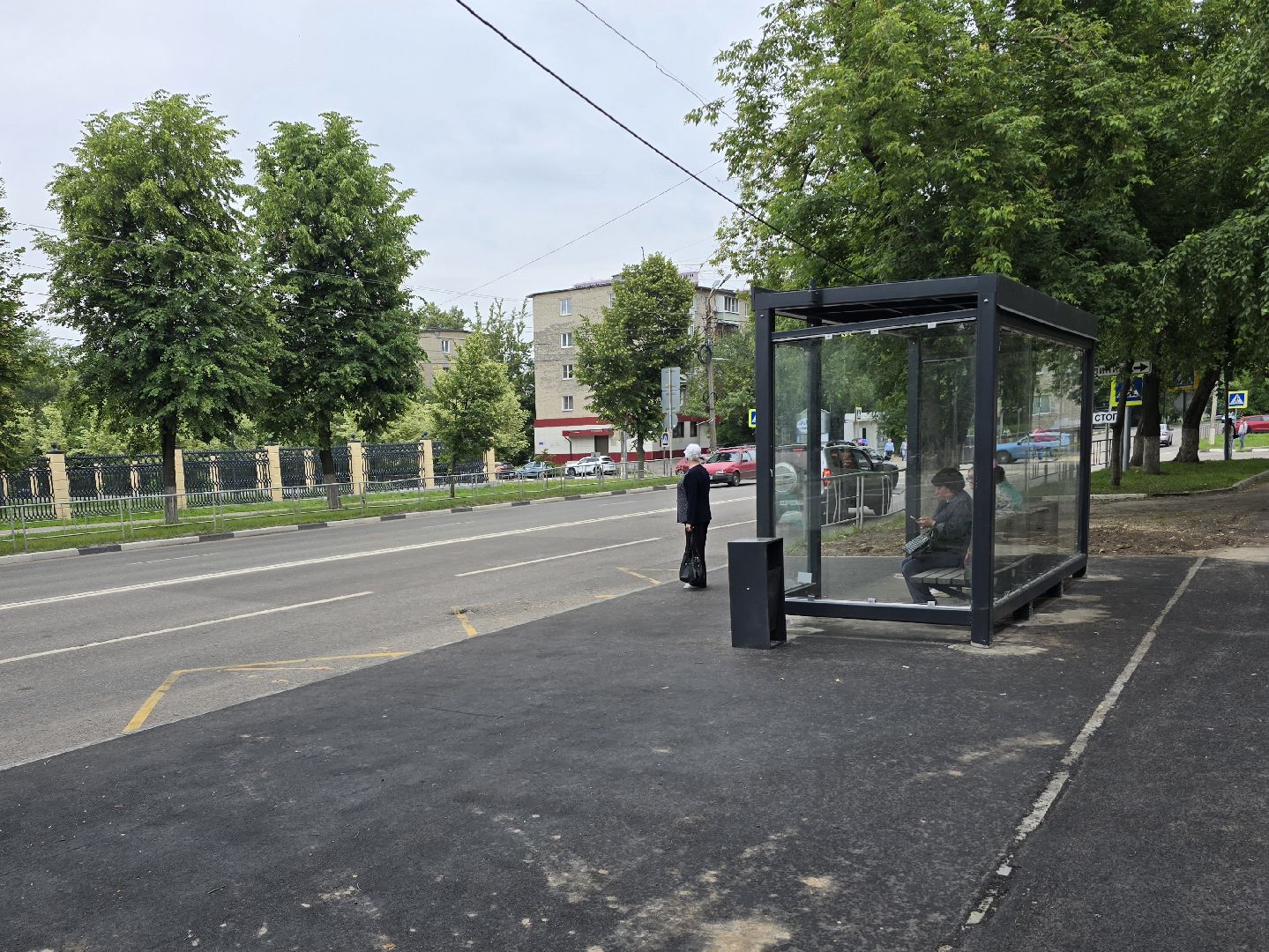 Коломна, автобусная остановка, автобусный павильон,