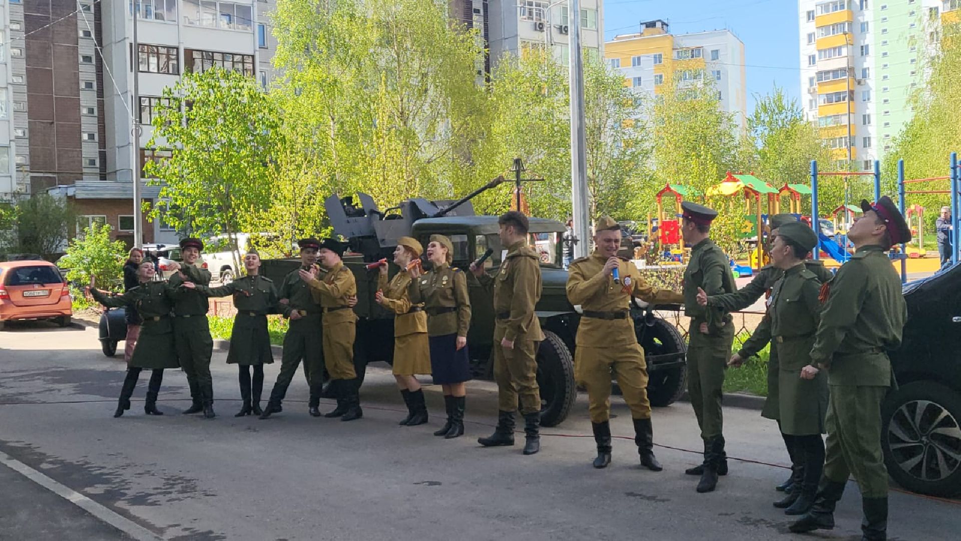 День победы, Великая Отечественная война, Власиха, концерт ветерану