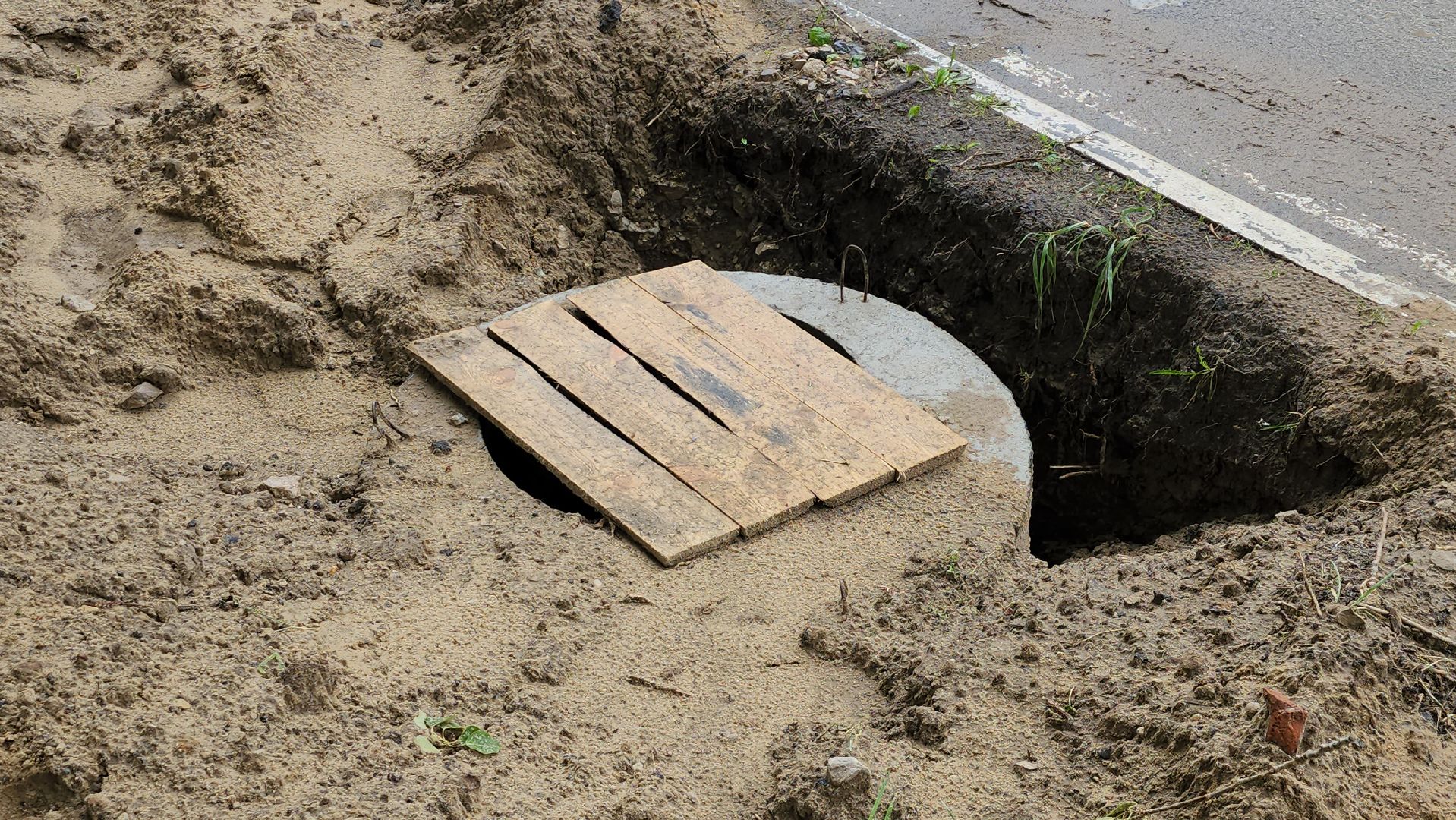ливневая канализация, чкаловский, подтопление домов,