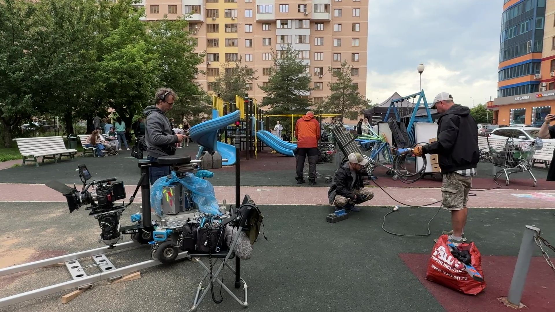 Реутов, съемки сериала, сашатаня, Андрей Гайдулян, Валентина Рубцова,