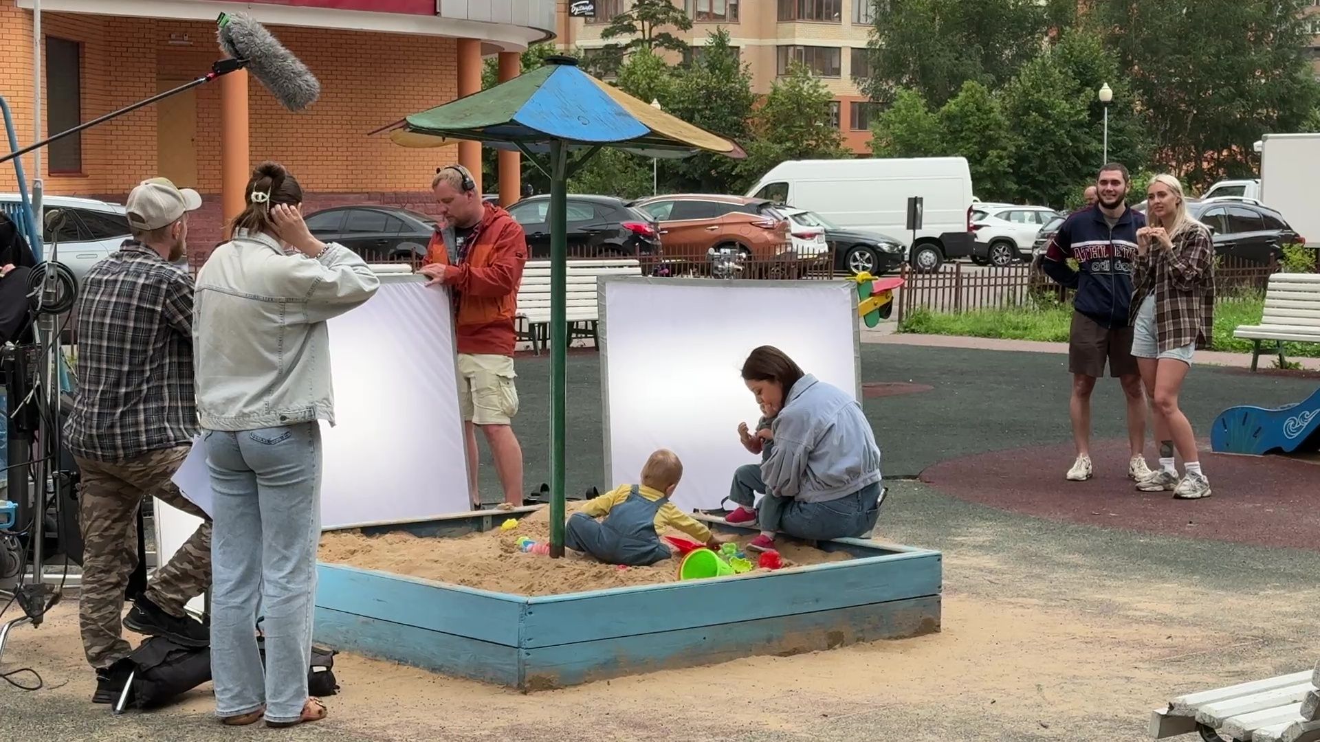 Реутов, съемки сериала, сашатаня, Андрей Гайдулян, Валентина Рубцова,