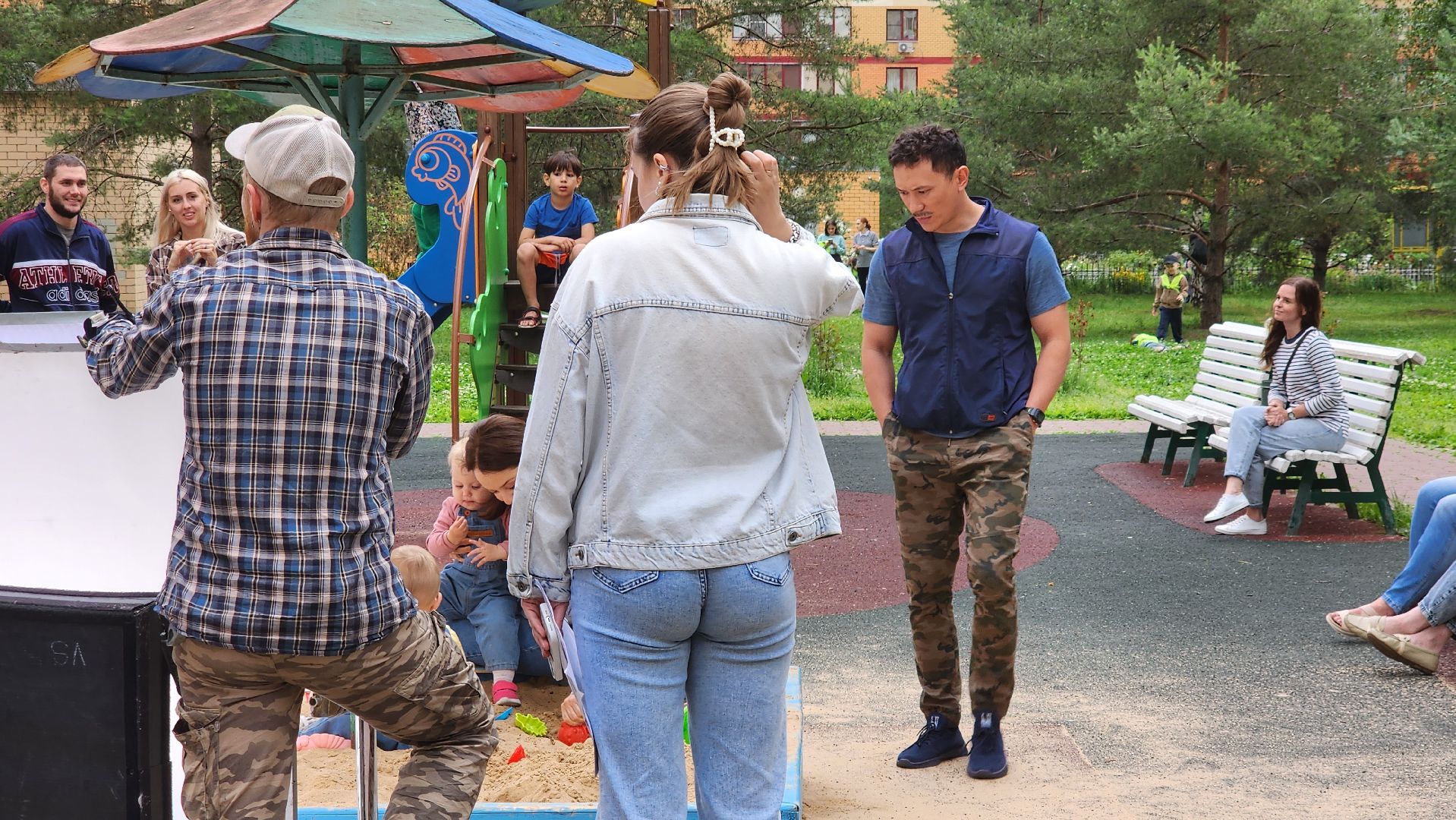 Реутов, съемки сериала, сашатаня, Андрей Гайдулян, Валентина Рубцова,