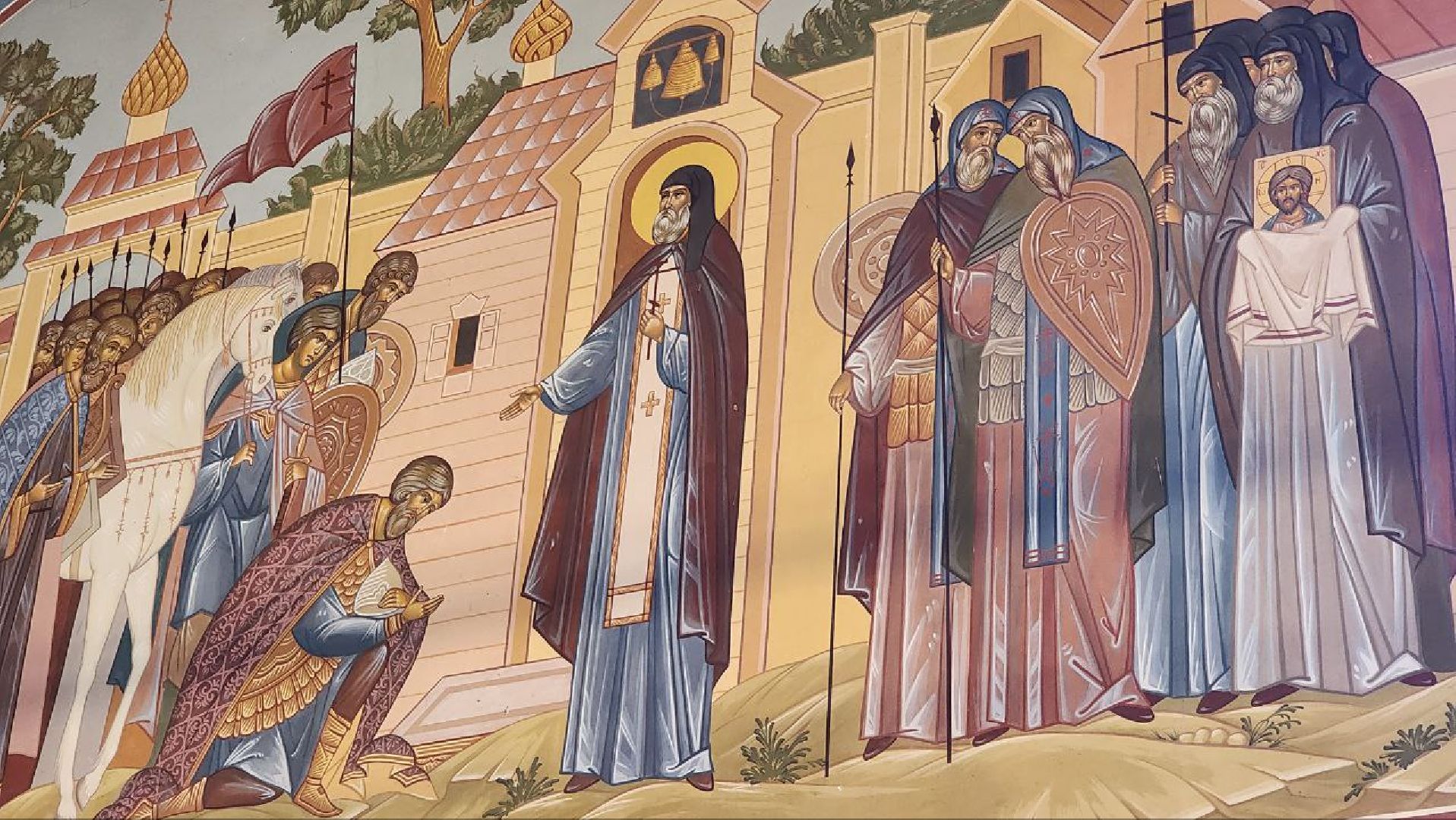 Дмитров, Икона Троеручица, Николо-Пешношский монастырь, РПЦ,